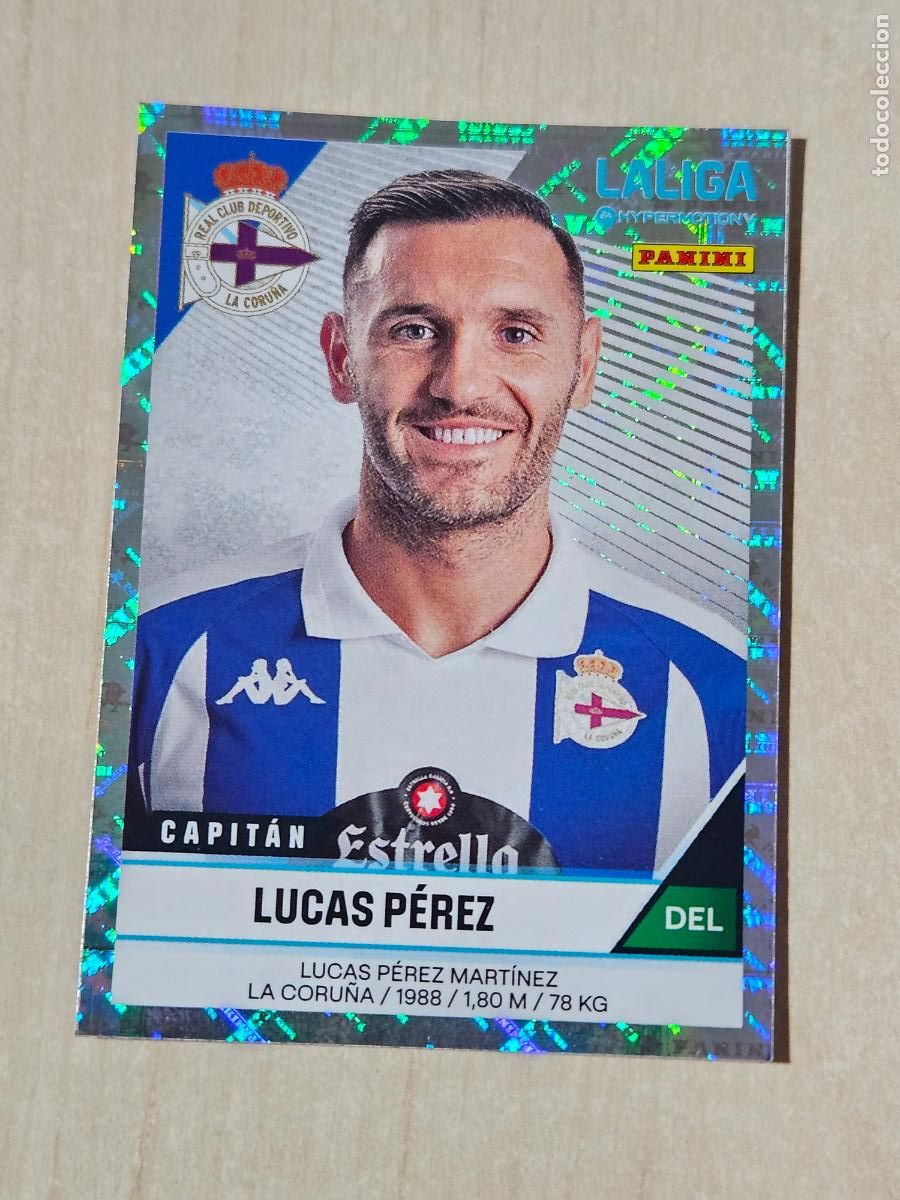 Cromos de F&uacute;tbol: N&ordm; 153 LUCAS PEREZ - CROMO- LIGA HYPERMOTION 2024 2025 SEGUNDA DIVISION 24 25 DEPORTIVO DE LA CORU&Ntilde;A