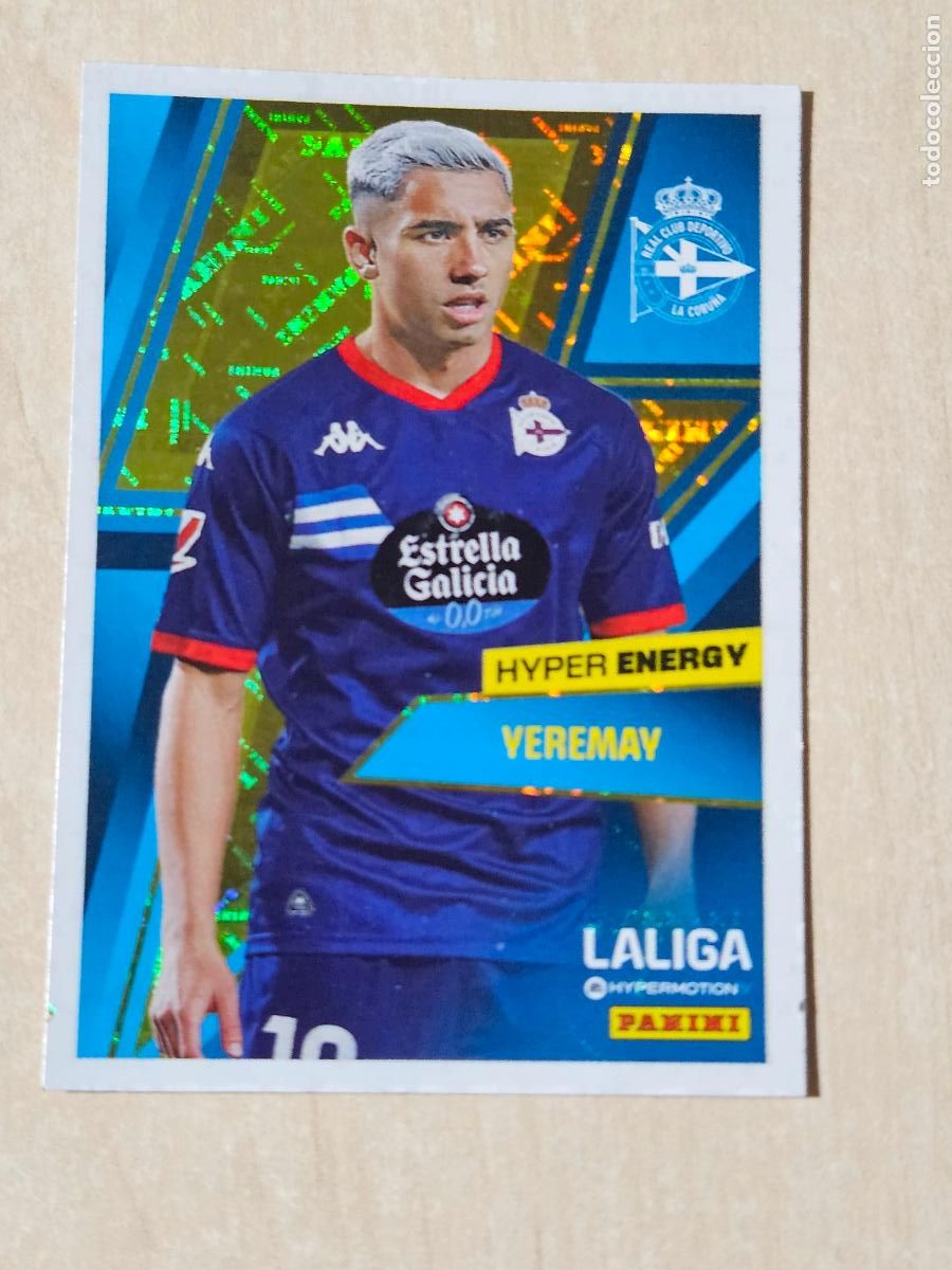 Cromos de F&uacute;tbol: N&ordm; 473 YEREMAY - CROMO - HYPER ENERGY - LIGA HYPERMOTION 2024 2025 SEGUNDA DIVISION 24 25