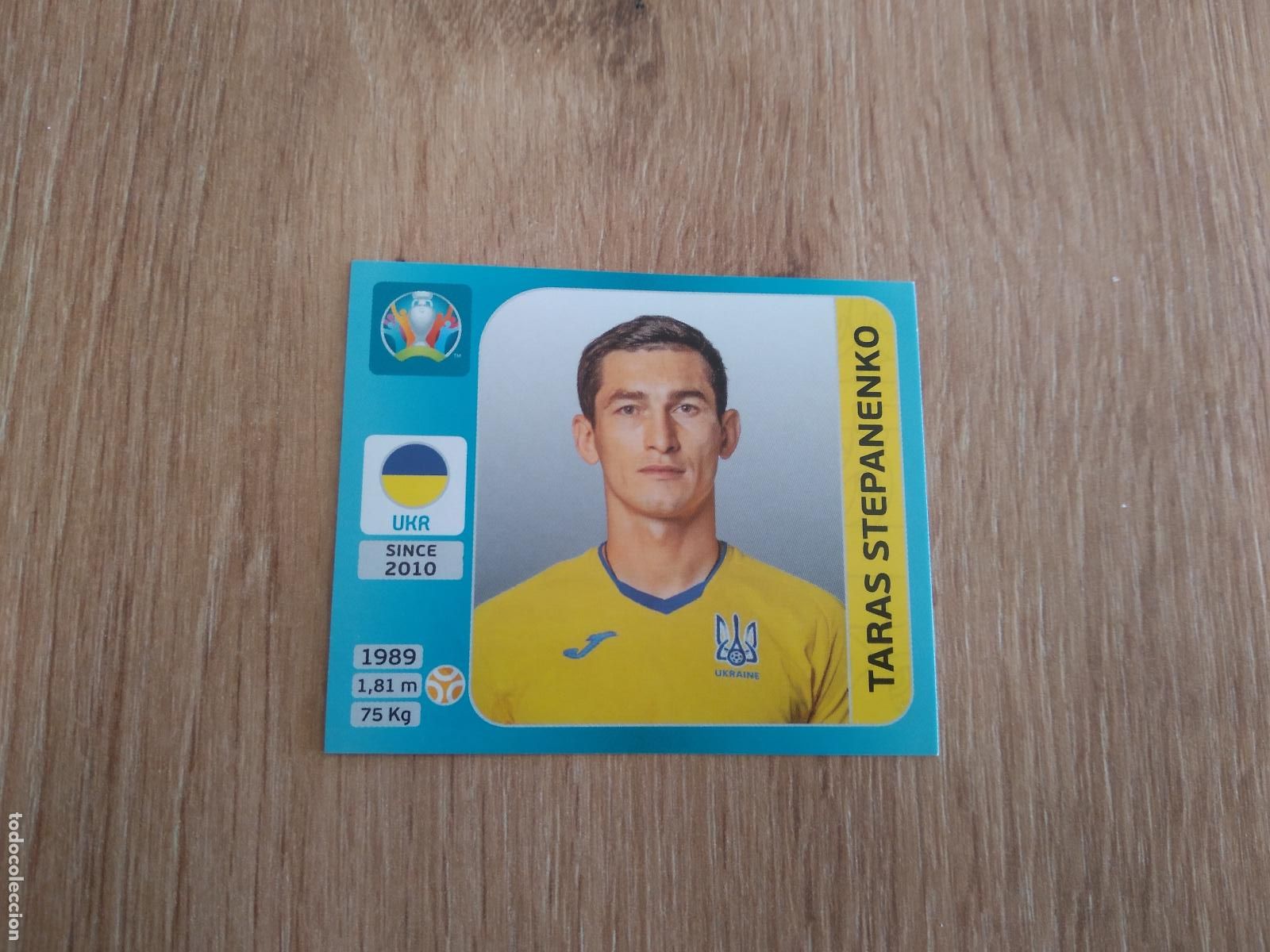 Cromos de F&uacute;tbol: 324 STEPANENKO UCRANIA CROMO PANINI EURO 2020 EUROCOPA FUTBOL TOURNAMENT VERSI&Oacute;N AZUL