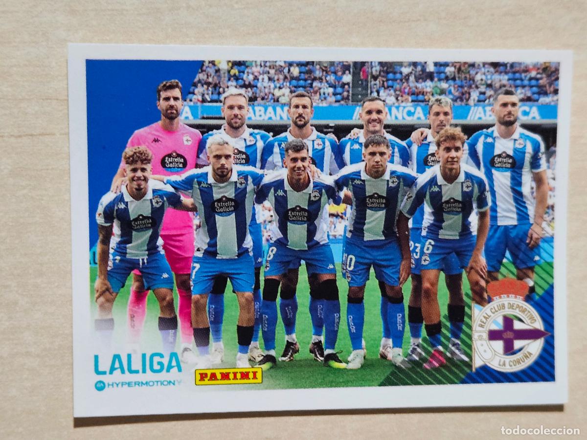 Cromos de F&uacute;tbol: N&ordm; 136 ALINEACION - CROMO - LIGA HYPERMOTION 2024 2025 SEGUNDA DIVISION 24 25 DEPORTIVO DE LA CORU&Ntilde;A