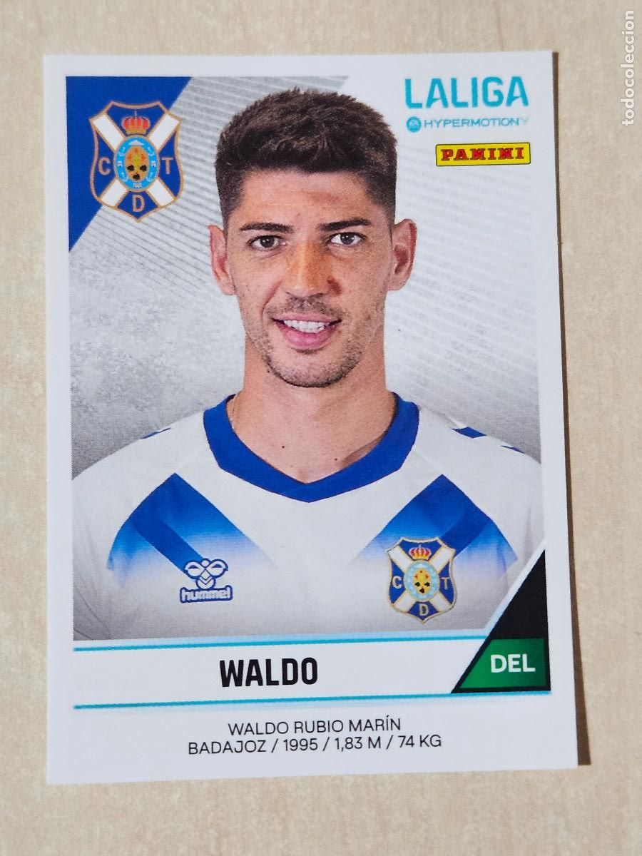 Cromos de f&uacute;tbol: N&ordm; 397 WALDO - CROMO - LIGA HYPERMOTION 2024 2025 SEGUNDA DIVISION 24 25 TENERIFE