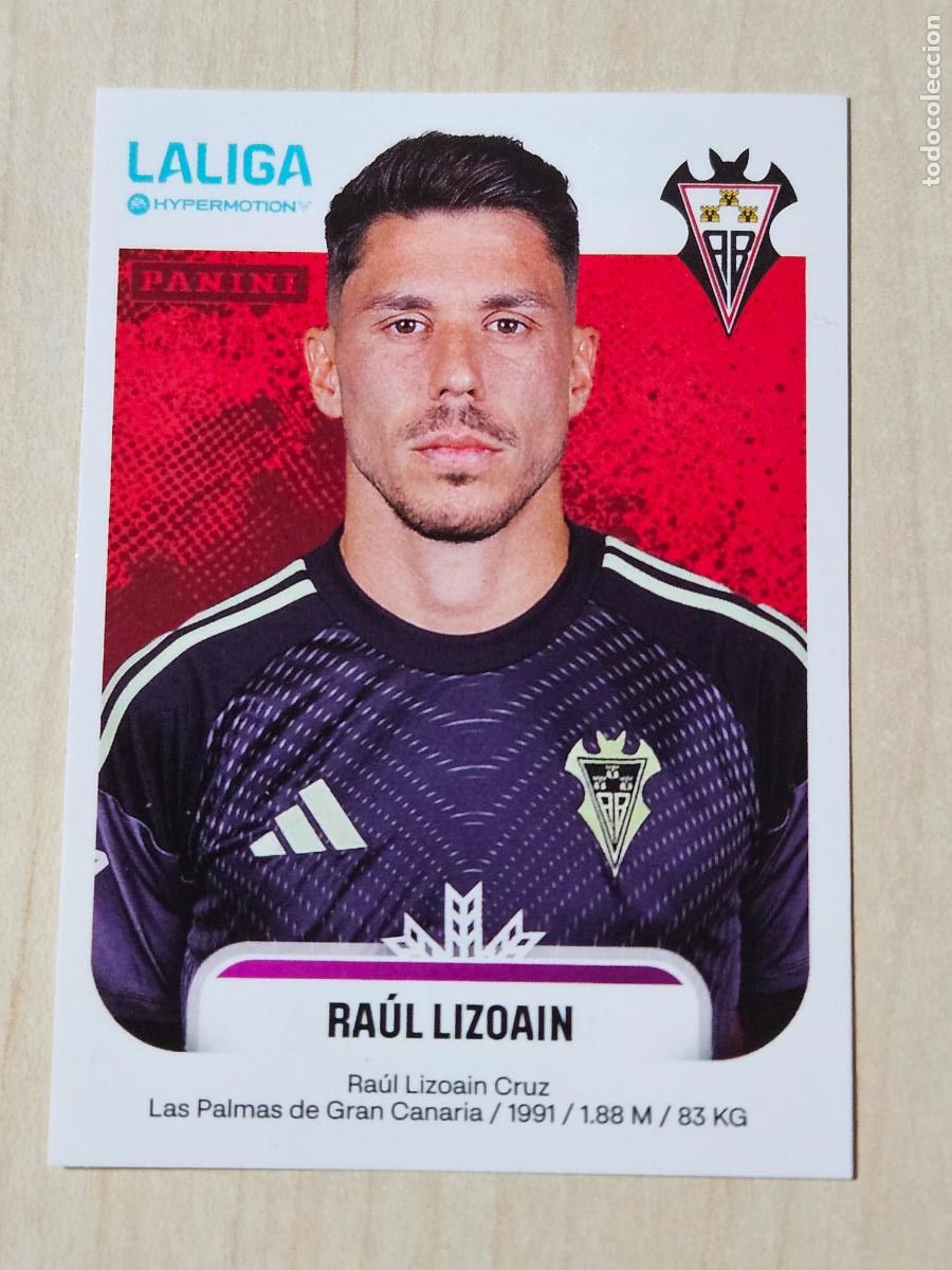 Cromos de F&uacute;tbol: N&ordm; 4 RAUL LIZOAIN - ALBACETE - CROMO - LIGA HYPERMOTION 2025 2026 SEGUNDA DIVISION 25 26