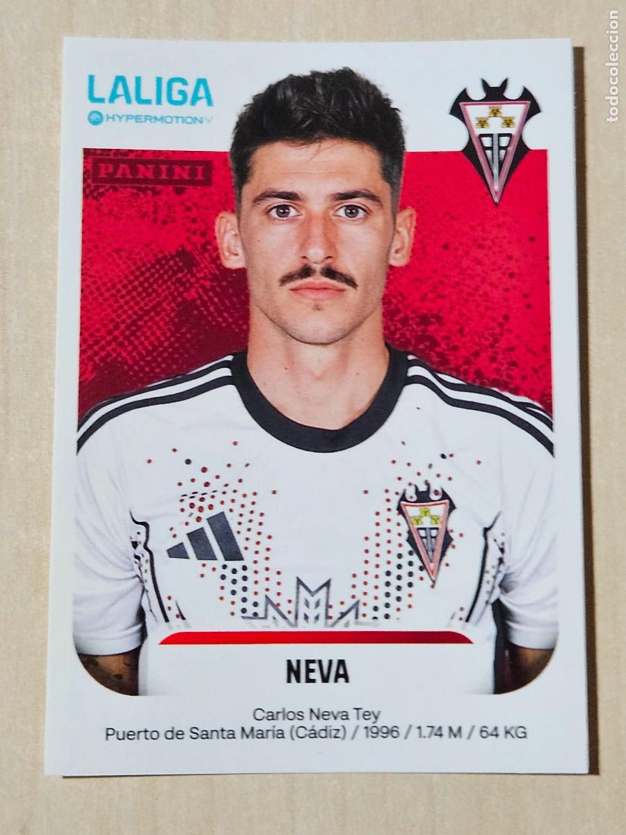 Cromos de F&uacute;tbol: N&ordm; 10 NEVA - ALBACETE - CROMO - LIGA HYPERMOTION 2025 2026 SEGUNDA DIVISION 25 26