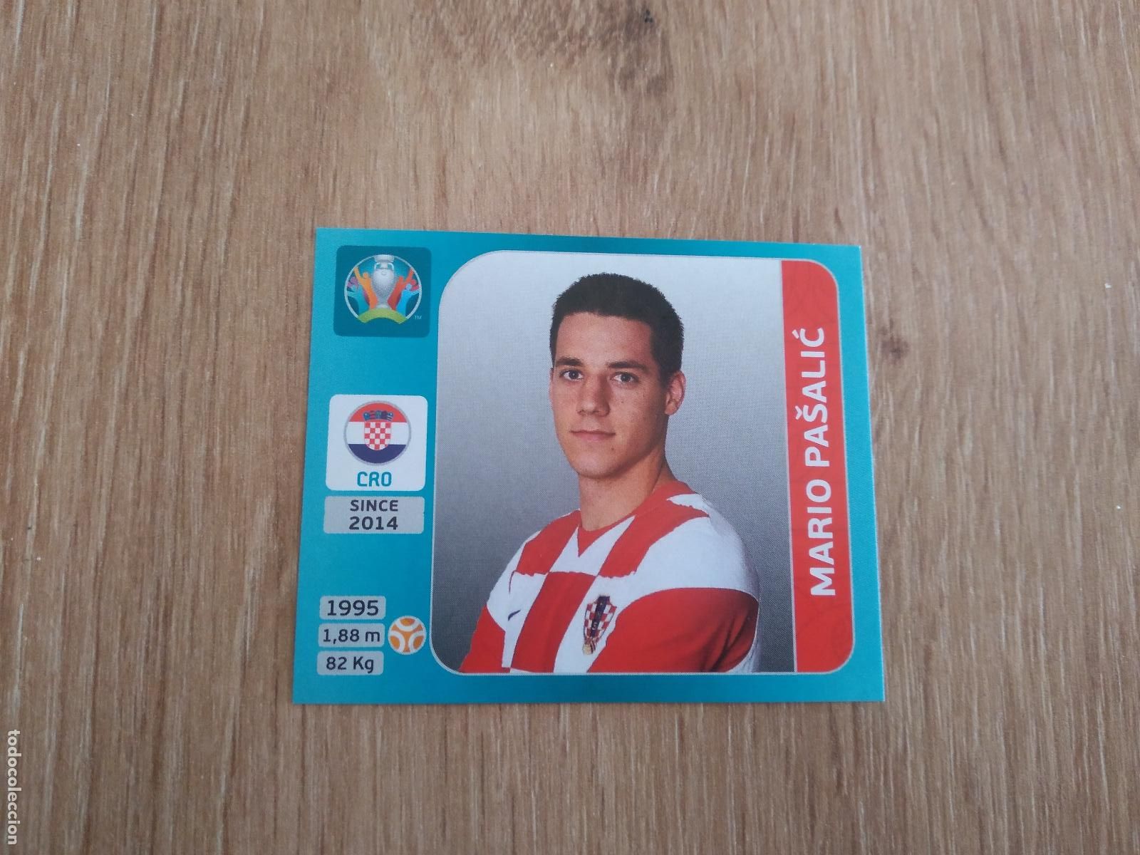 Cromos de F&uacute;tbol: 345 MARIO PASALIC CROACIA CROMO PANINI EURO 2020 EUROCOPA FUTBOL TOURNAMENT VERSI&Oacute;N AZUL