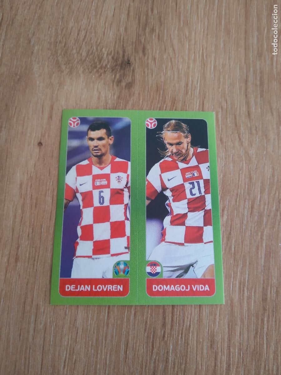 Cromos de F&uacute;tbol: 353 LOVREN VIDA CROACIA CROMO PANINI EURO 2020 EUROCOPA FUTBOL TOURNAMENT VERSI&Oacute;N AZUL