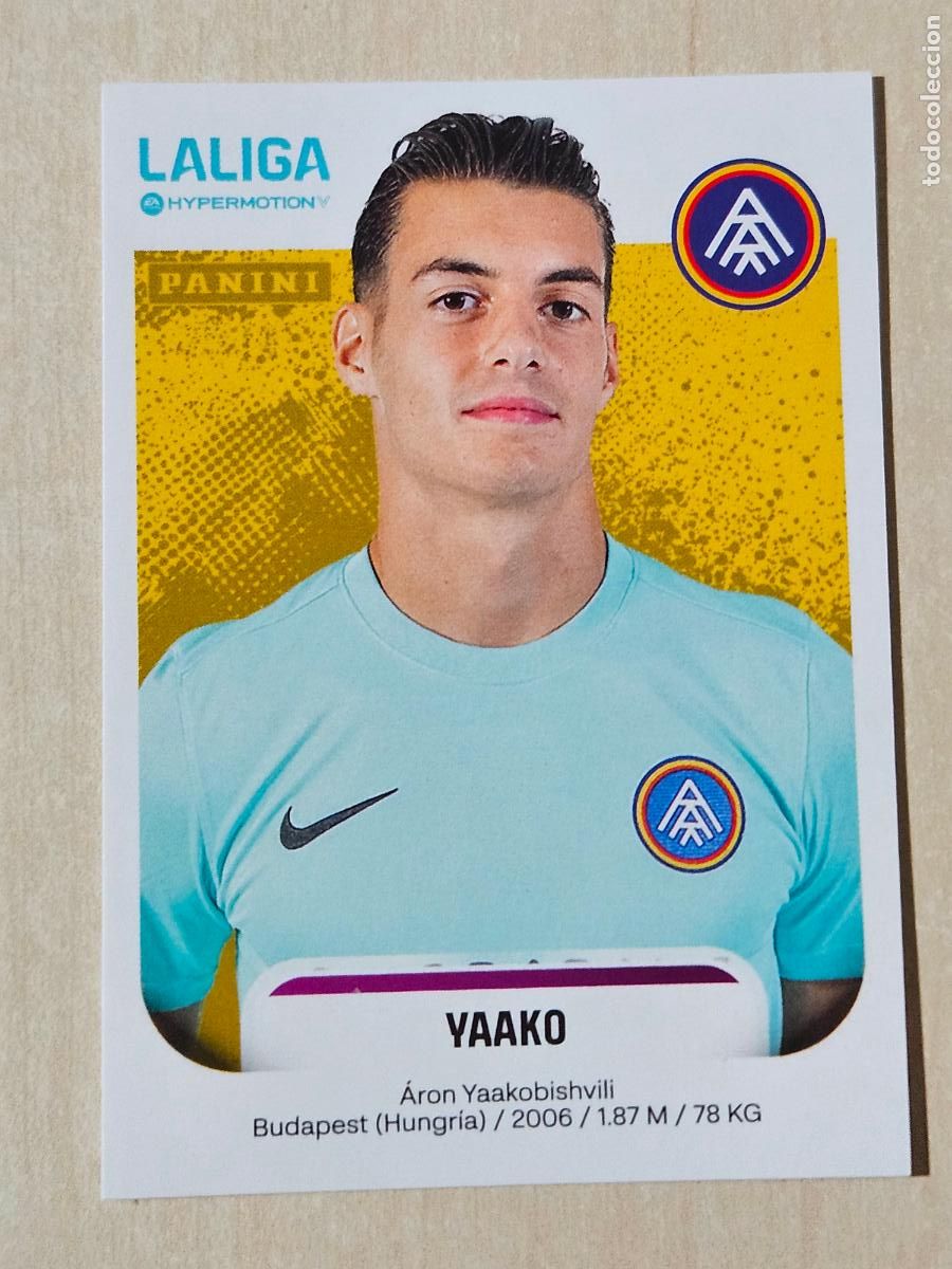 Cromos de F&uacute;tbol: N&ordm; 42 YAAKO - ANDORRA - CROMO - LIGA HYPERMOTION 2025 2026 SEGUNDA DIVISION 25 26