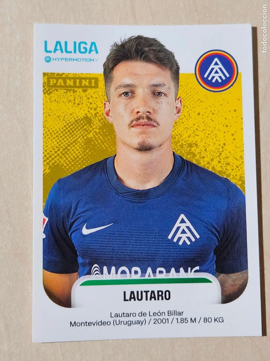 Cromos de F&uacute;tbol: N&ordm; 58 LAUTARO - ANDORRA - CROMO - LIGA HYPERMOTION 2025 2026 SEGUNDA DIVISION 25 26