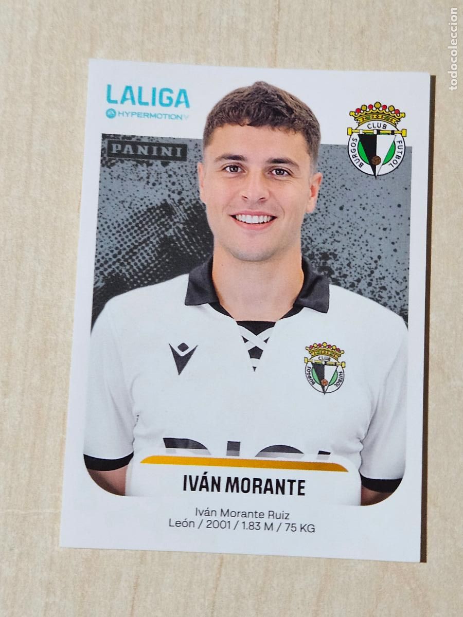 Cromos de F&uacute;tbol: N&ordm; 71 IVAN MORANTE - REAL BURGOS - CROMO - LIGA HYPERMOTION 2025 2026 SEGUNDA DIVISION 25 26