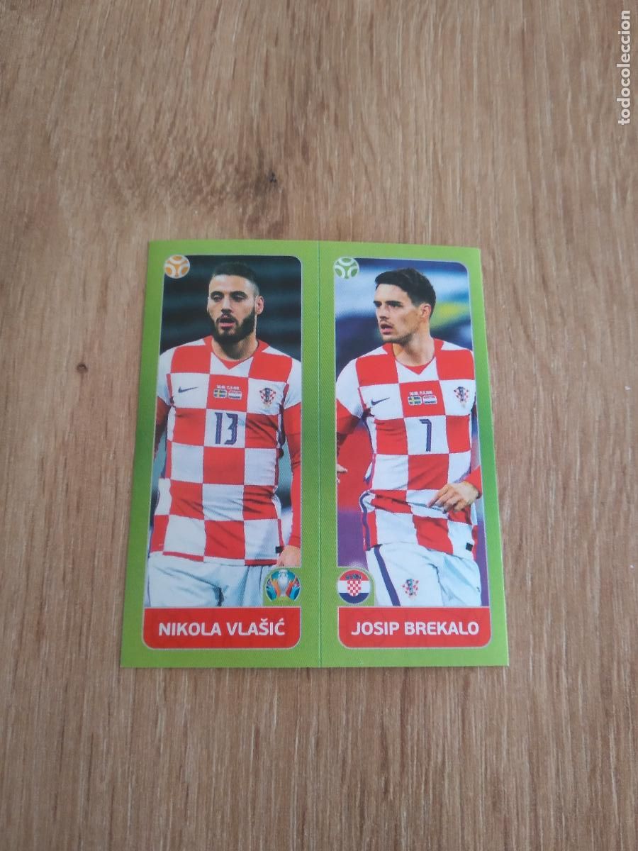 Cromos de F&uacute;tbol: 356 VLASIC BREKALO CROACIA CROMO PANINI EURO 2020 EUROCOPA FUTBOL TOURNAMENT VERSI&Oacute;N AZUL
