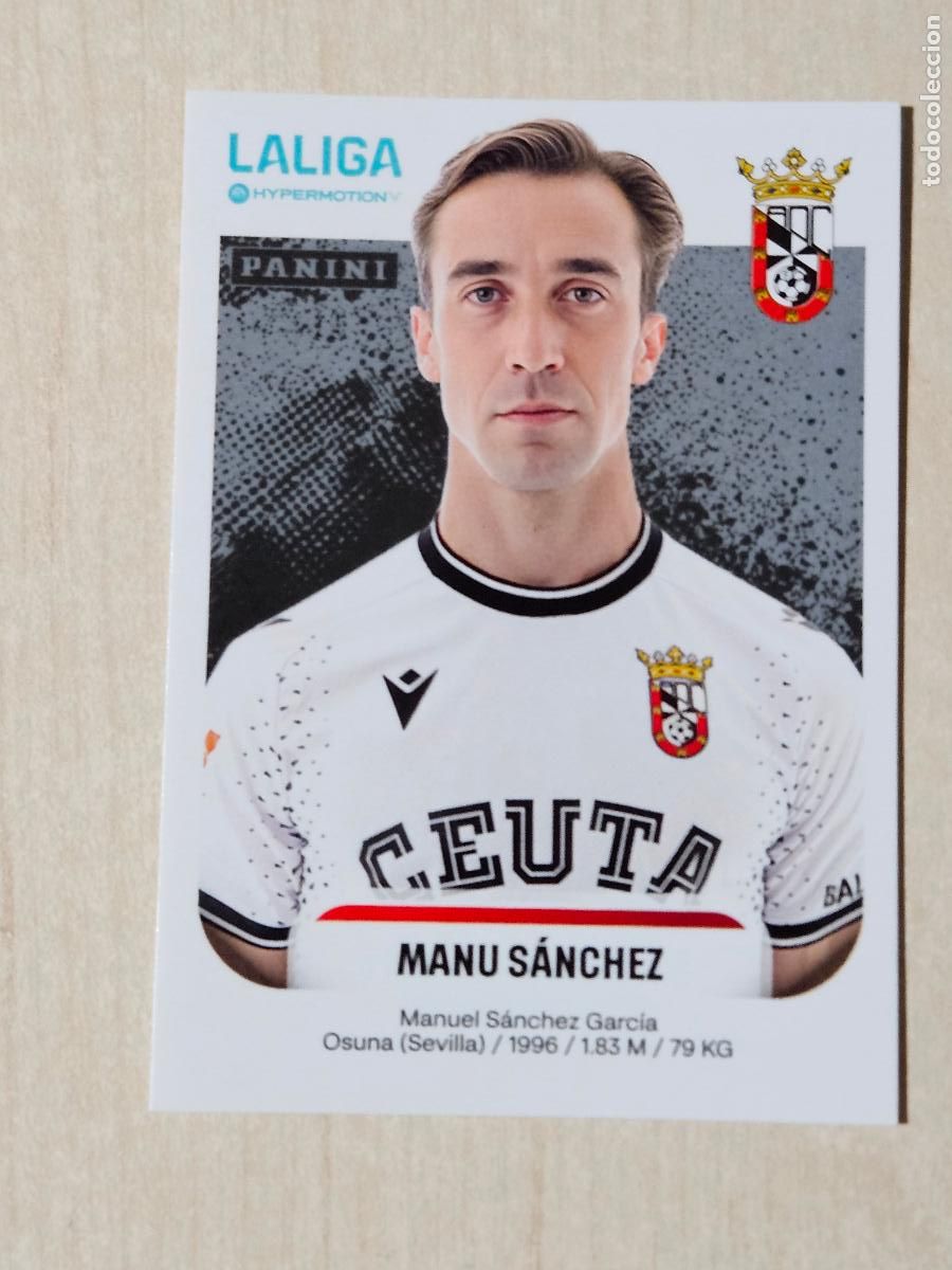 Cromos de Futebol: N&ordm; 120 MANU SANCHEZ - CEUTA - CROMO - LIGA HYPERMOTION 2025 2026 SEGUNDA DIVISION 25 26