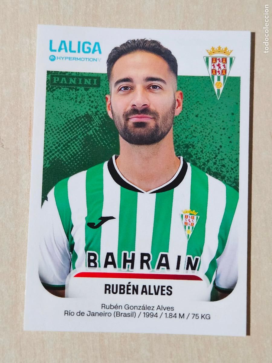 Cromos de Futebol: N&ordm; 143 RUBEN ALVES - CORDOBA - CROMO - LIGA HYPERMOTION 2025 2026 SEGUNDA DIVISION 25 26