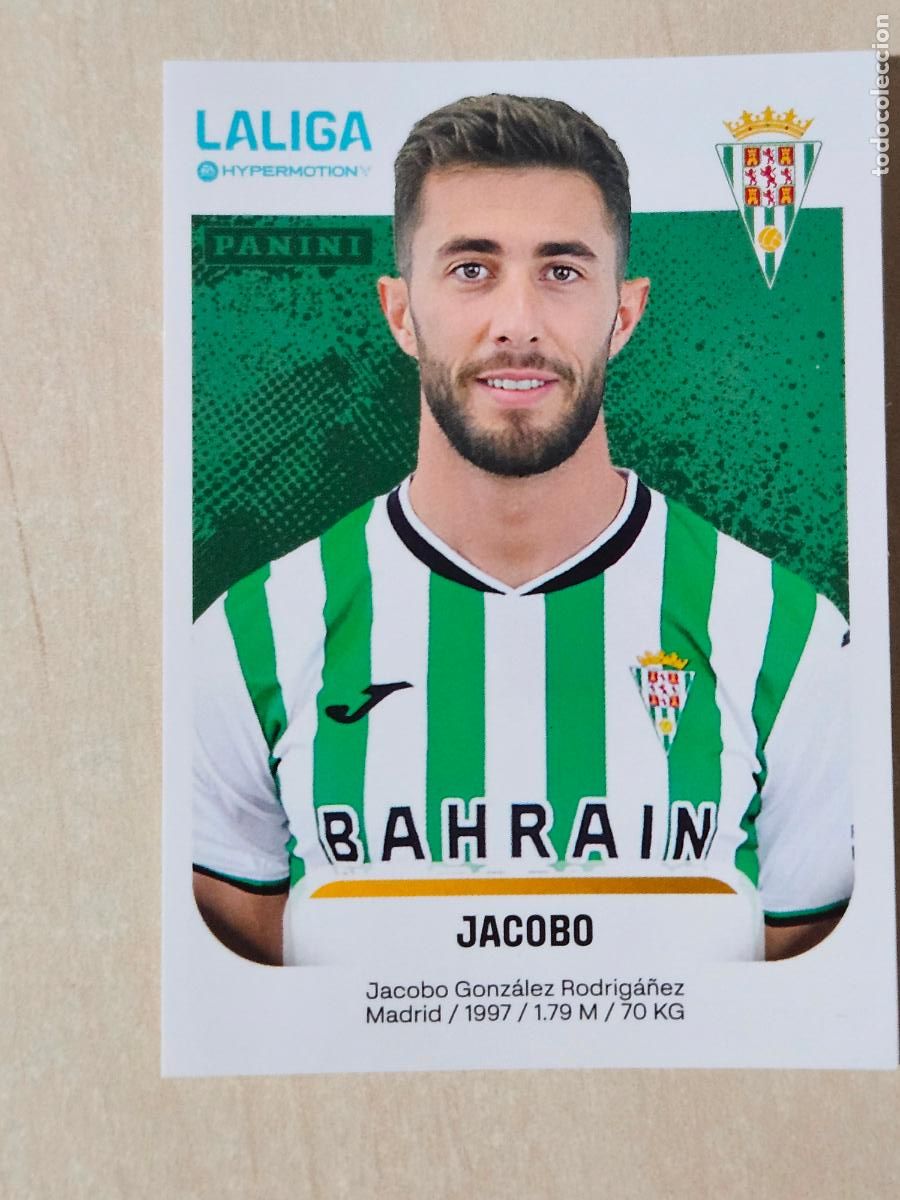 Cromos de Futebol: N&ordm; 149 JACOBO - CORDOBA - CROMO - LIGA HYPERMOTION 2025 2026 SEGUNDA DIVISION 25 26