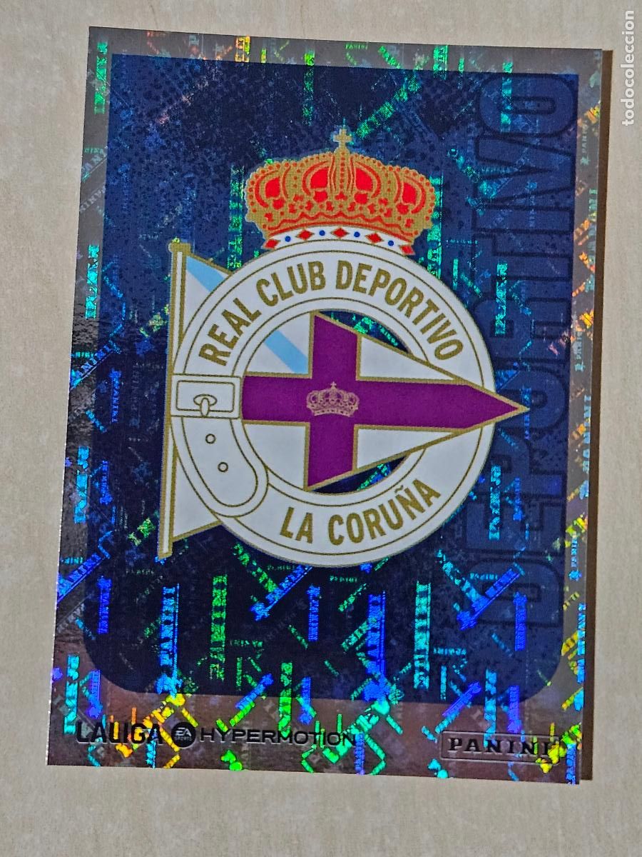 Cromos de F&uacute;tbol: N&ordm; 173 ESCUDO - DEPORTIVO DE LA CORU&Ntilde;A - CROMO - LIGA HYPERMOTION 2025 2026 SEGUNDA DIVISION 25 26