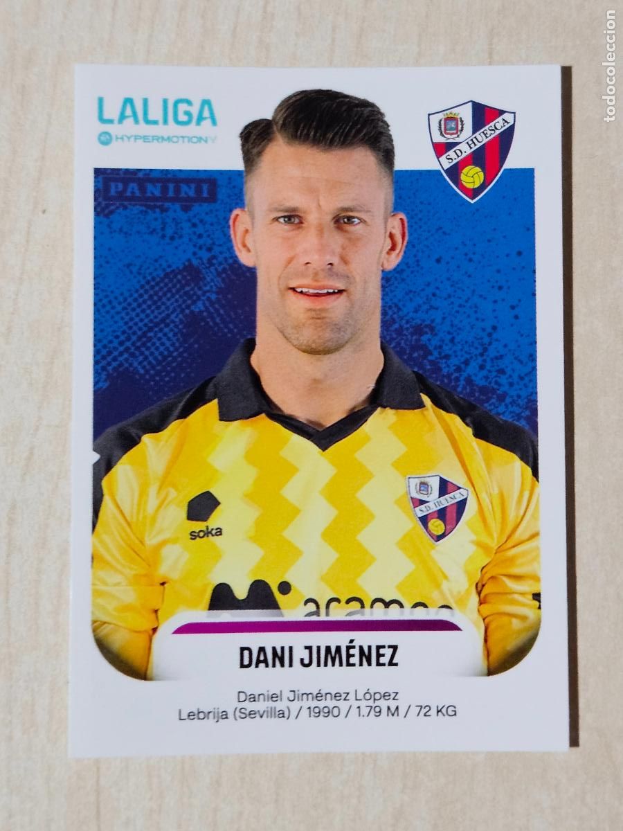 Cromos de F&uacute;tbol: N&ordm; 232 DANI JIMENEZ - HUESCA - CROMO - LIGA HYPERMOTION 2025 2026 SEGUNDA DIVISION 25 26