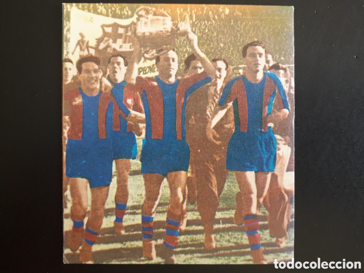 Cromos de F&uacute;tbol: CAMPE&Oacute;N COPA 1951, 75 A&Ntilde;OS DEL FC BARCELONA N&deg; 81 ED EXCELSIOR 1974 SIN PEGAR, PEDIDO M&Iacute;NIMO 3&euro;
