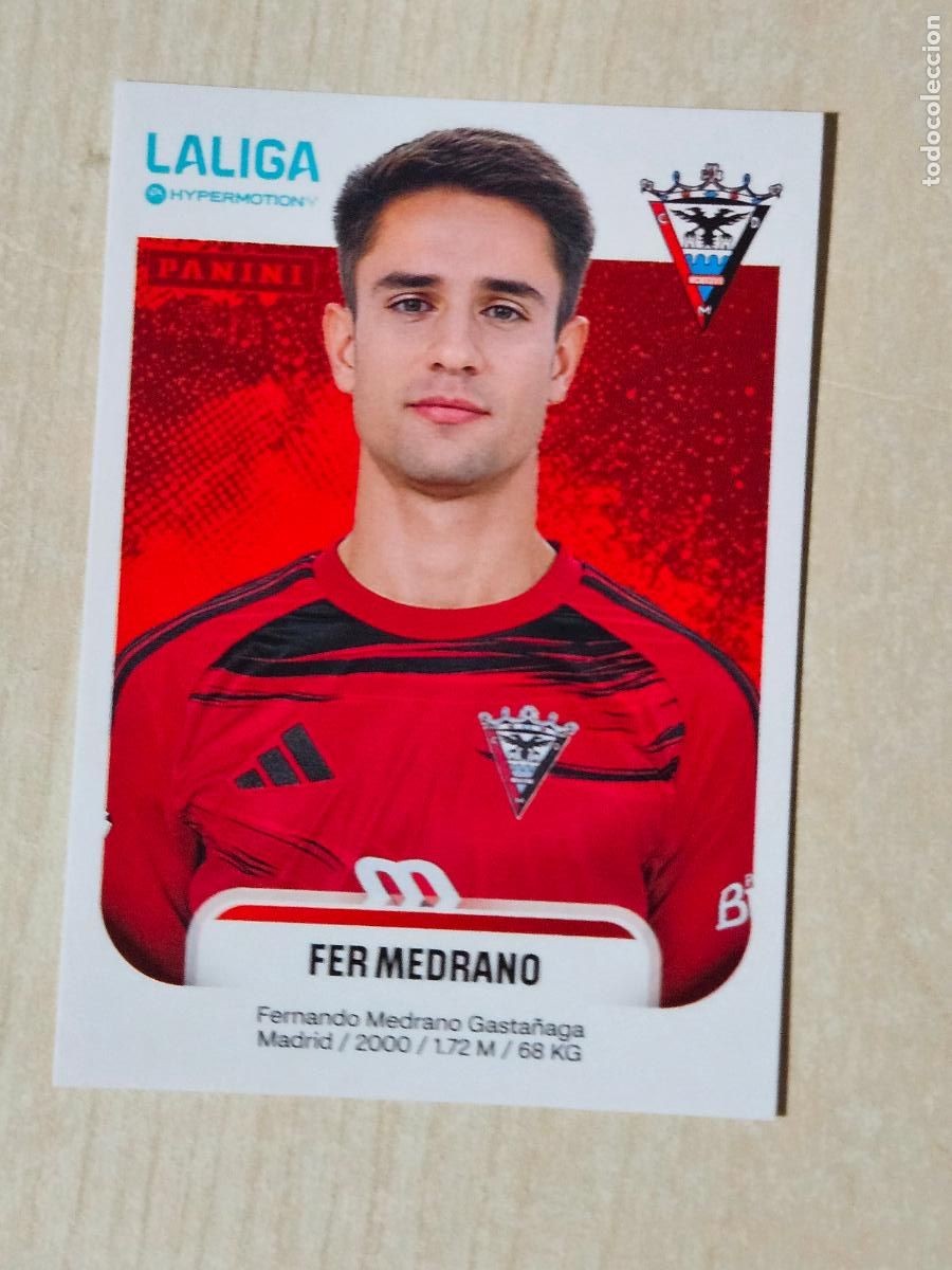 Cromos de F&uacute;tbol: N&ordm; 316 FER MEDRANO - MIRANDES - CROMO - LIGA HYPERMOTION 2025 2026 SEGUNDA DIVISION 25 26