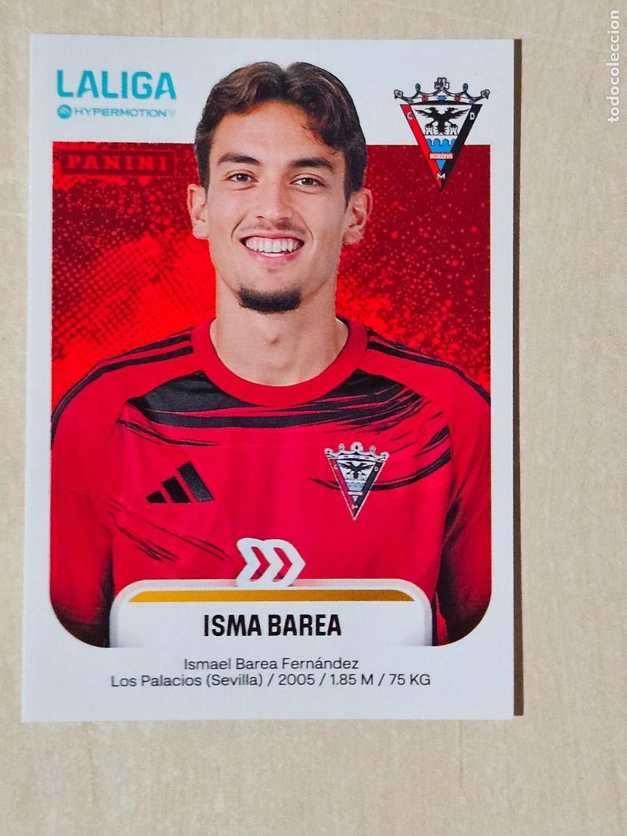 Cromos de F&uacute;tbol: N&ordm; 317 ISMA BAREA - MIRANDES - CROMO - LIGA HYPERMOTION 2025 2026 SEGUNDA DIVISION 25 26