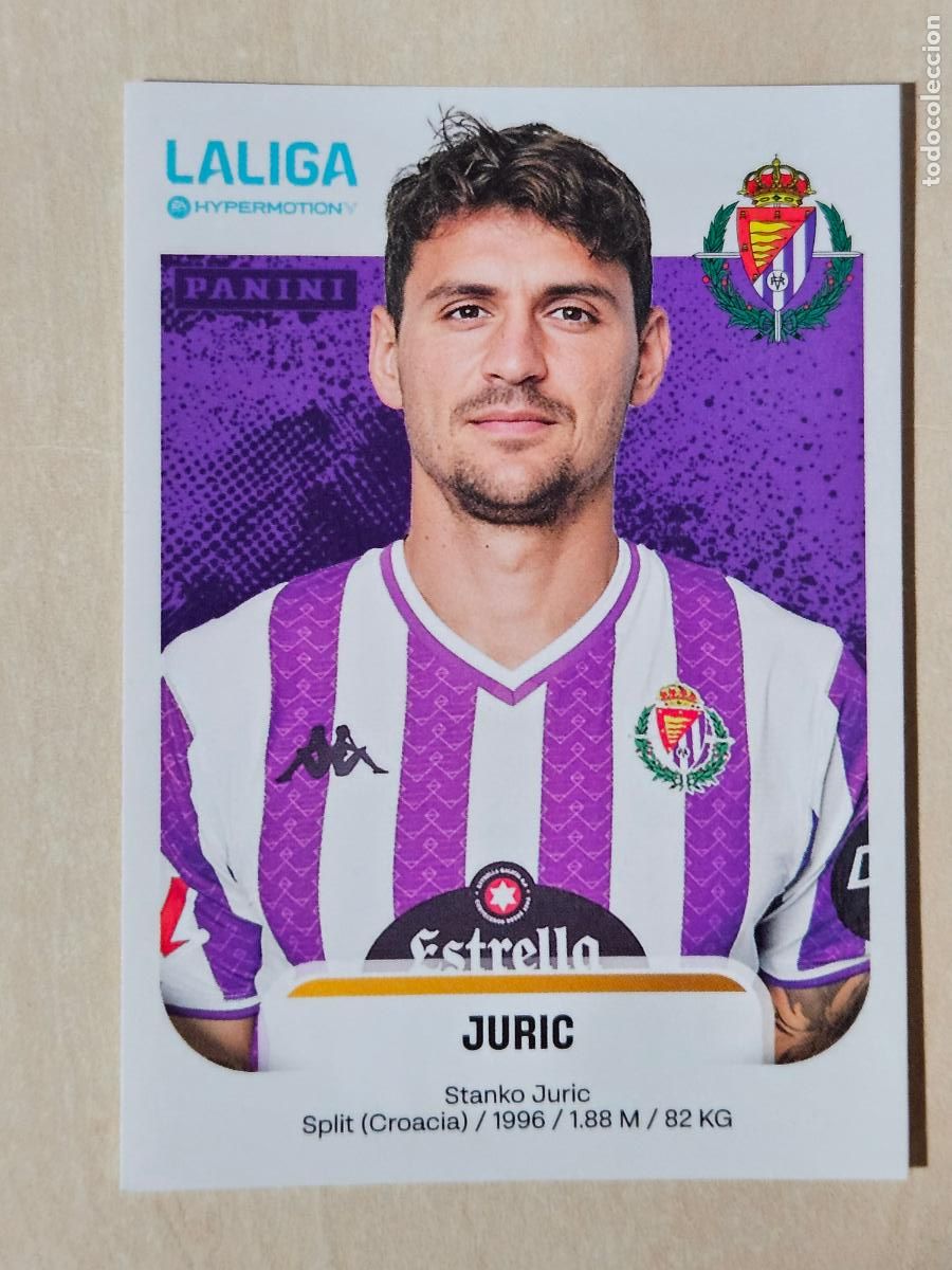 Cromos de F&uacute;tbol: N&ordm; 392 JURIC - REAL VALLADOLID - CROMO - LIGA HYPERMOTION 2025 2026 SEGUNDA DIVISION 25 26