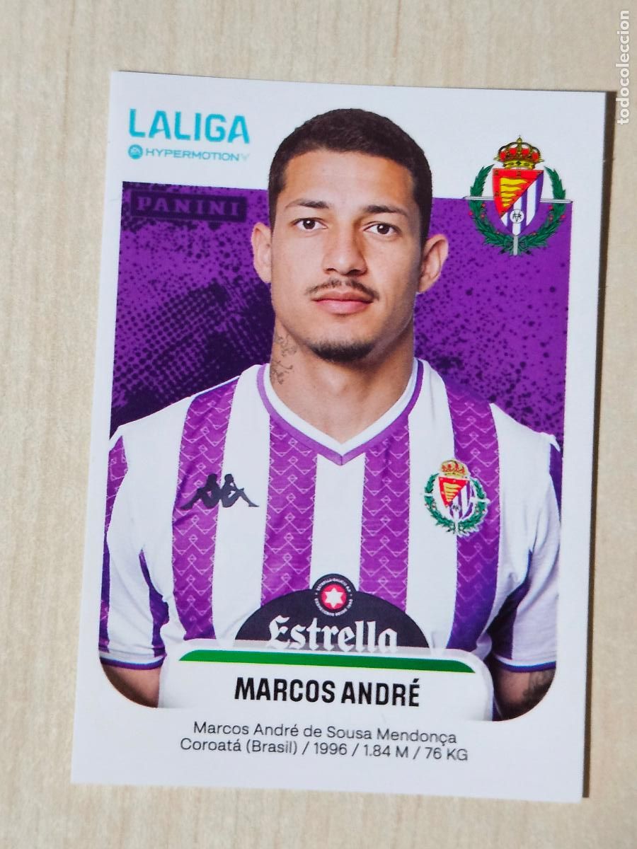 Cromos de F&uacute;tbol: N&ordm; 399A MARCOS ANDRE - REAL VALLADOLID - CROMO - LIGA HYPERMOTION 2025 2026 SEGUNDA DIVISION 25 26