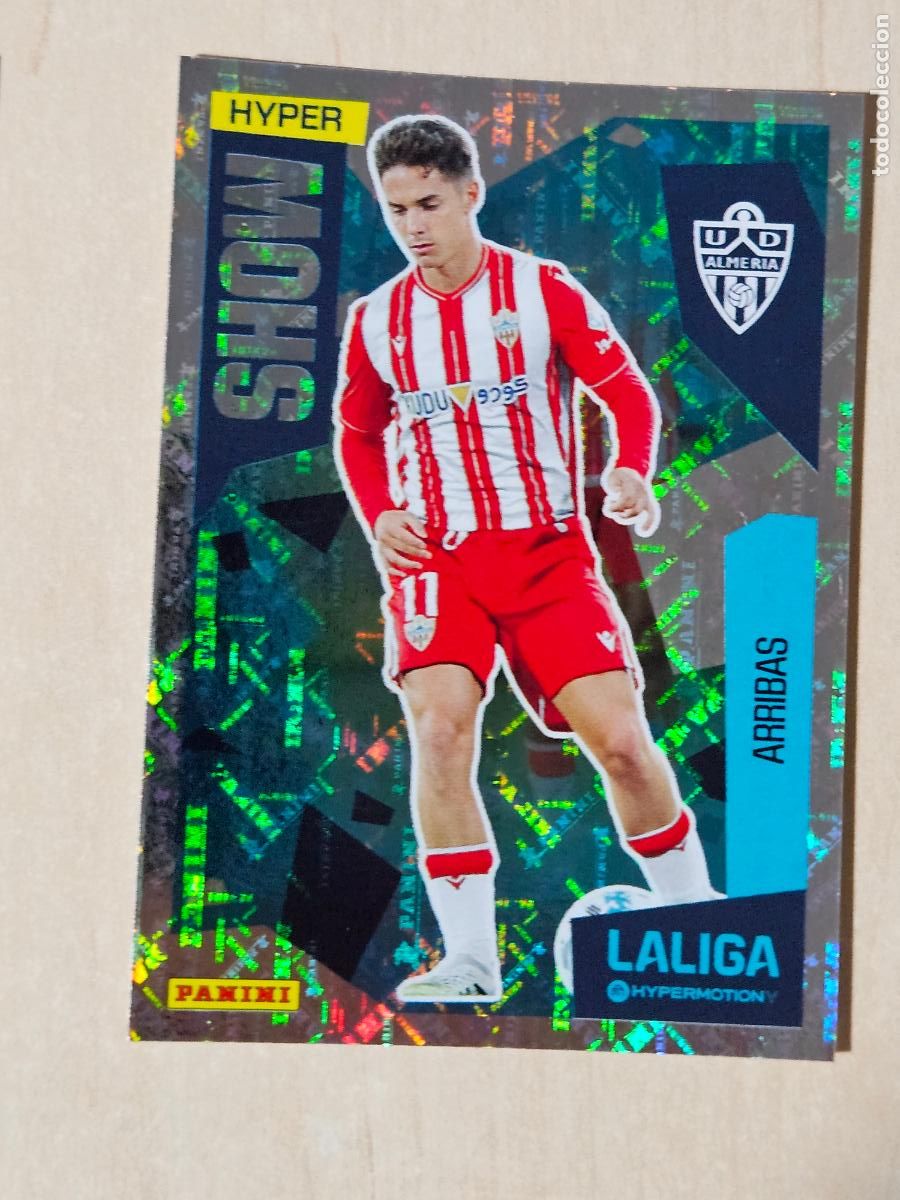 Cromos de Futebol: N&ordm; 423 ARRIBAS - HYPER SHOW - LIGA HYPERMOTION 2025 2026 SEGUNDA DIVISION 25 26