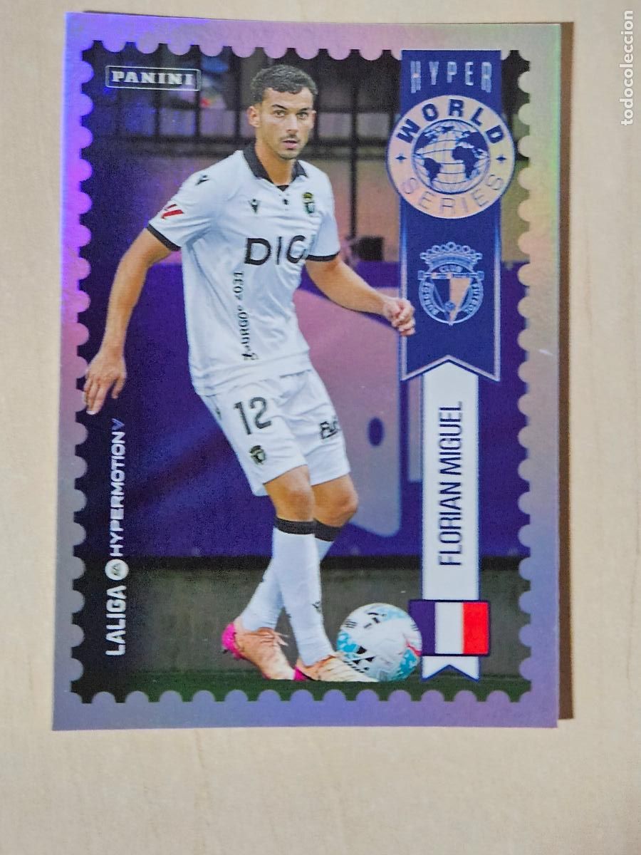 Cromos de Futebol: N&ordm; 444 FLORIAN MIGUEL - HYPER WORLD - LIGA HYPERMOTION 2025 2026 SEGUNDA DIVISION 25 26