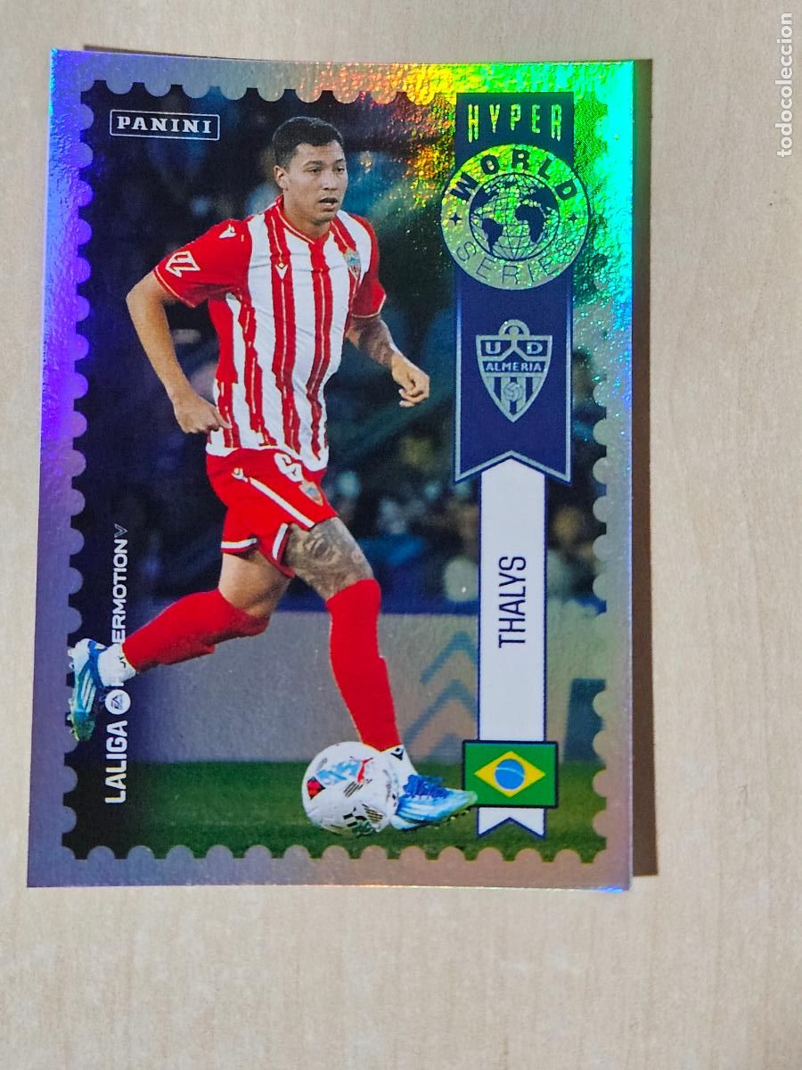 Cromos de F&uacute;tbol: N&ordm; 454 THALYS - HYPER WORLD - LIGA HYPERMOTION 2025 2026 SEGUNDA DIVISION 25 26