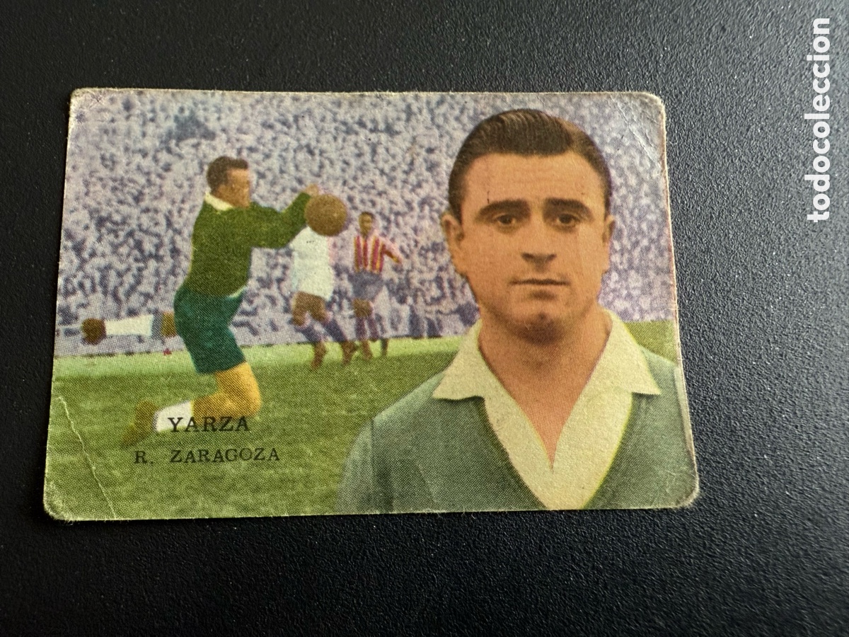 Cromos de F&uacute;tbol: FHER 62 63. YARZA ( Real Zaragoza).