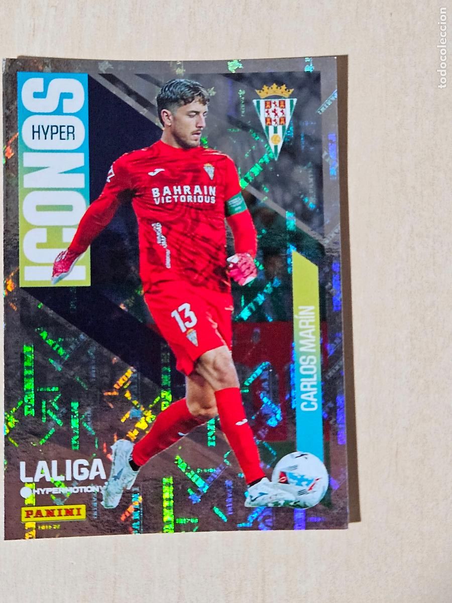 Cromos de F&uacute;tbol: N&ordm; 458 CARLOS MARIN - HYPER ICONOS - LIGA HYPERMOTION 2025 2026 SEGUNDA DIVISION 25 26