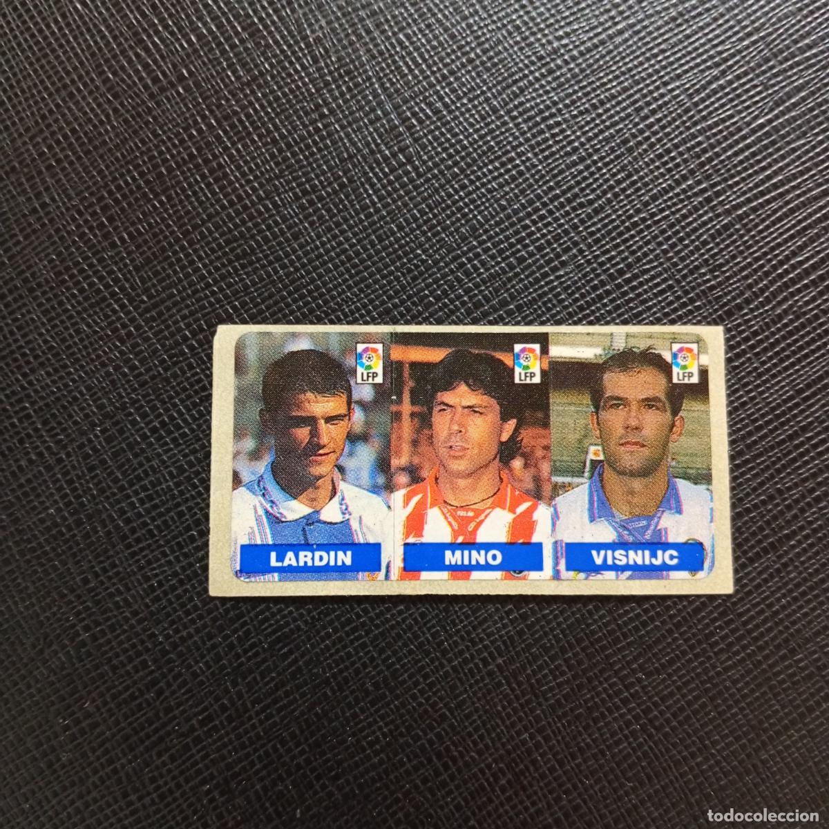 Cromos de F&uacute;tbol: LARDIN MINO VISNIJC HERCULES CHICLE VIDAL 1996 1997 CROMO FUTBOL 96 97 SIN PEGAR - A206 PG72