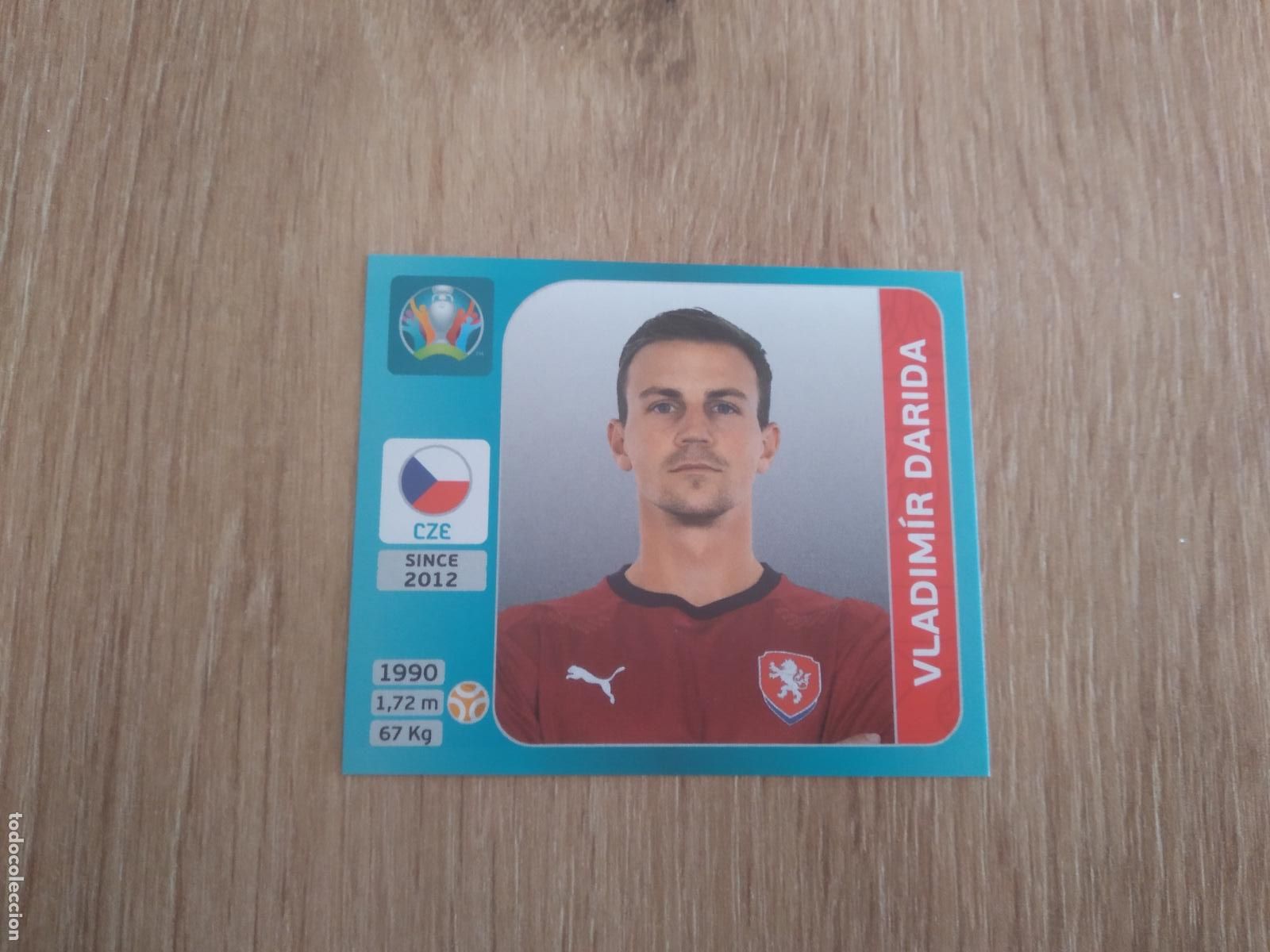 Cromos de F&uacute;tbol: 374 VLADIMIR DARIDA REPUBLICA CHECA CROMO PANINI EURO 2020 EUROCOPA FUTBOL TOURNAMENT VERSI&Oacute;N AZUL