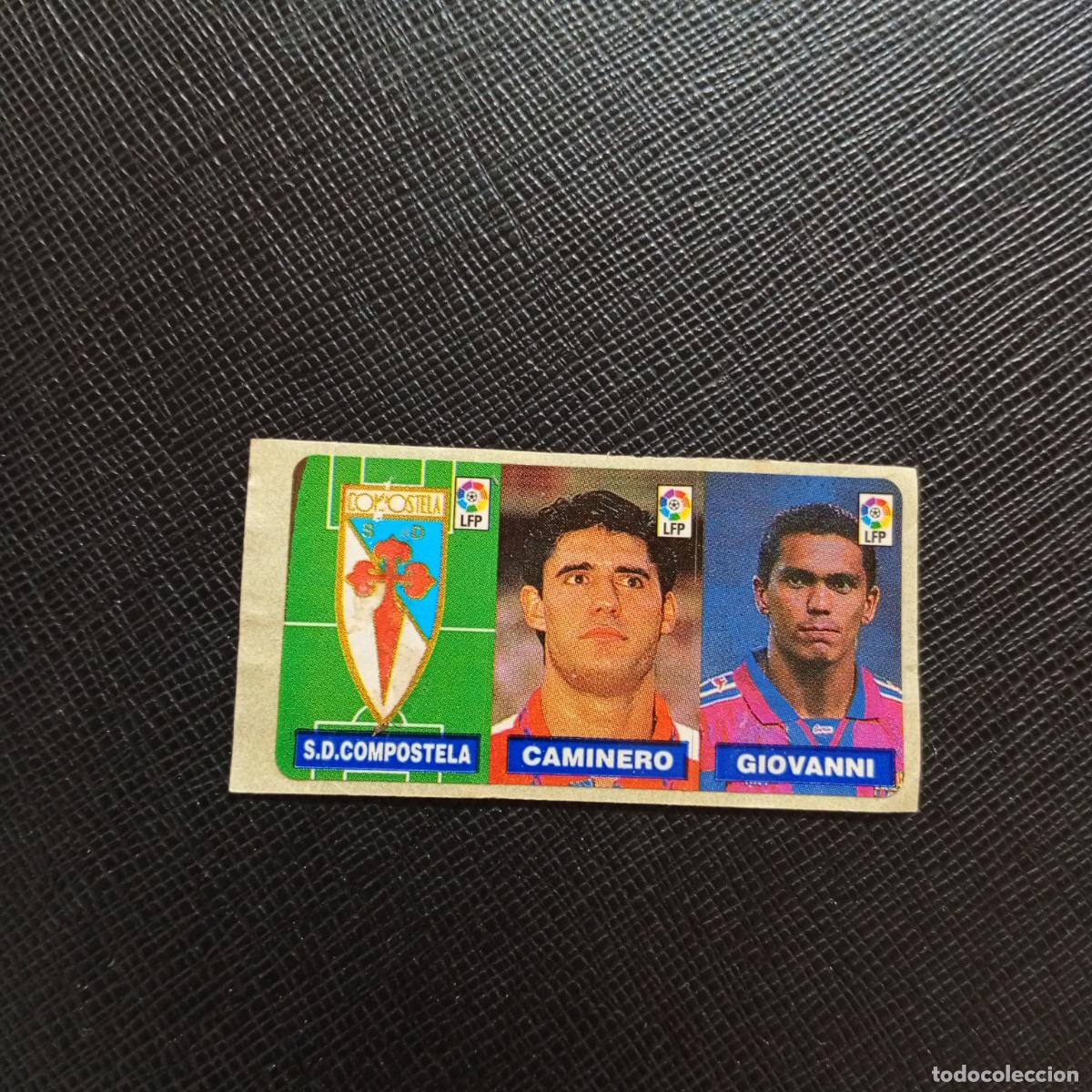 Cromos de F&uacute;tbol: CAMINERO GIOVANNI BARCELONA COMPOSTE CHICLE VIDAL 1996 1997 CROMO FUTBOL 96 97 SIN PEGAR - A206 PG72