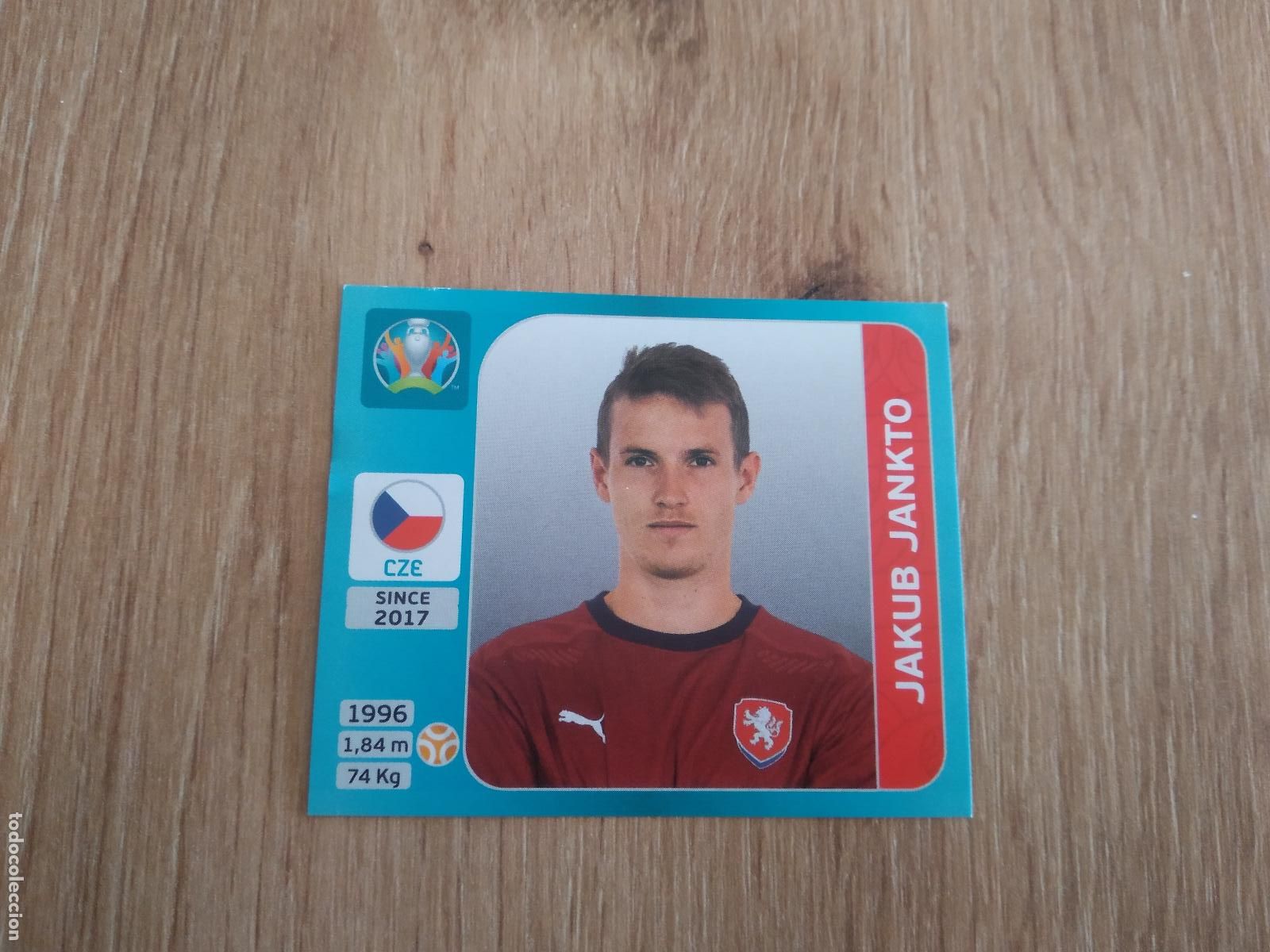 Cromos de F&uacute;tbol: 376 JAKUB JANKTO REPUBLICA CHECA CROMO PANINI EURO 2020 EUROCOPA FUTBOL TOURNAMENT VERSI&Oacute;N AZUL