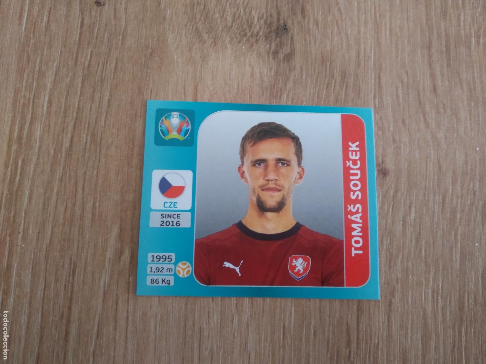 Cromos de F&uacute;tbol: 380 TOMAS SOUCEK REPUBLICA CHECA CROMO PANINI EURO 2020 EUROCOPA FUTBOL TOURNAMENT VERSI&Oacute;N AZUL