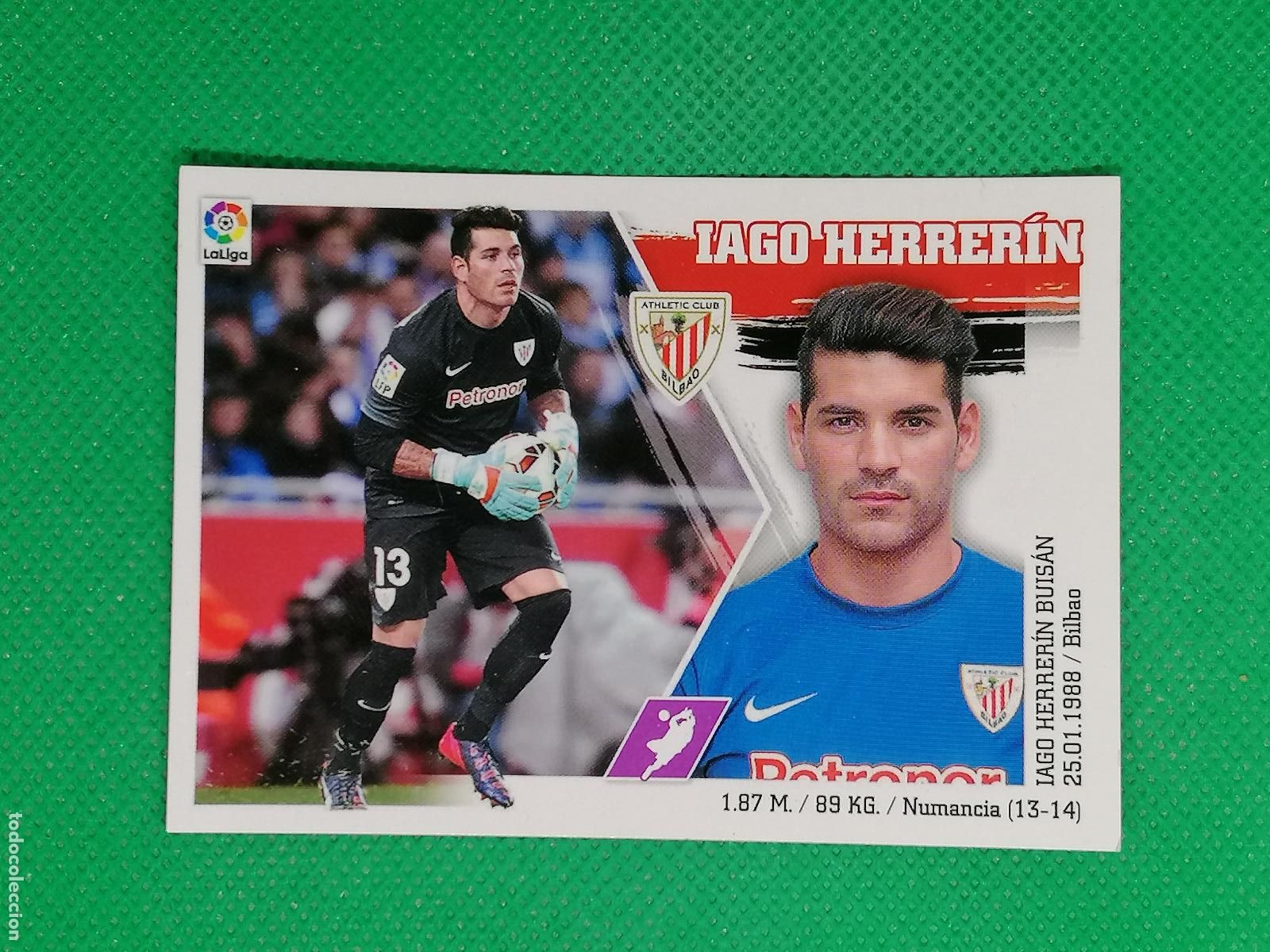 Cromos de F&uacute;tbol: 4 IAGO HERRERIN ATHLETIC BILBAO ⚽ PANINI LIGA ESTE 15 16 2015 2016 ⚽