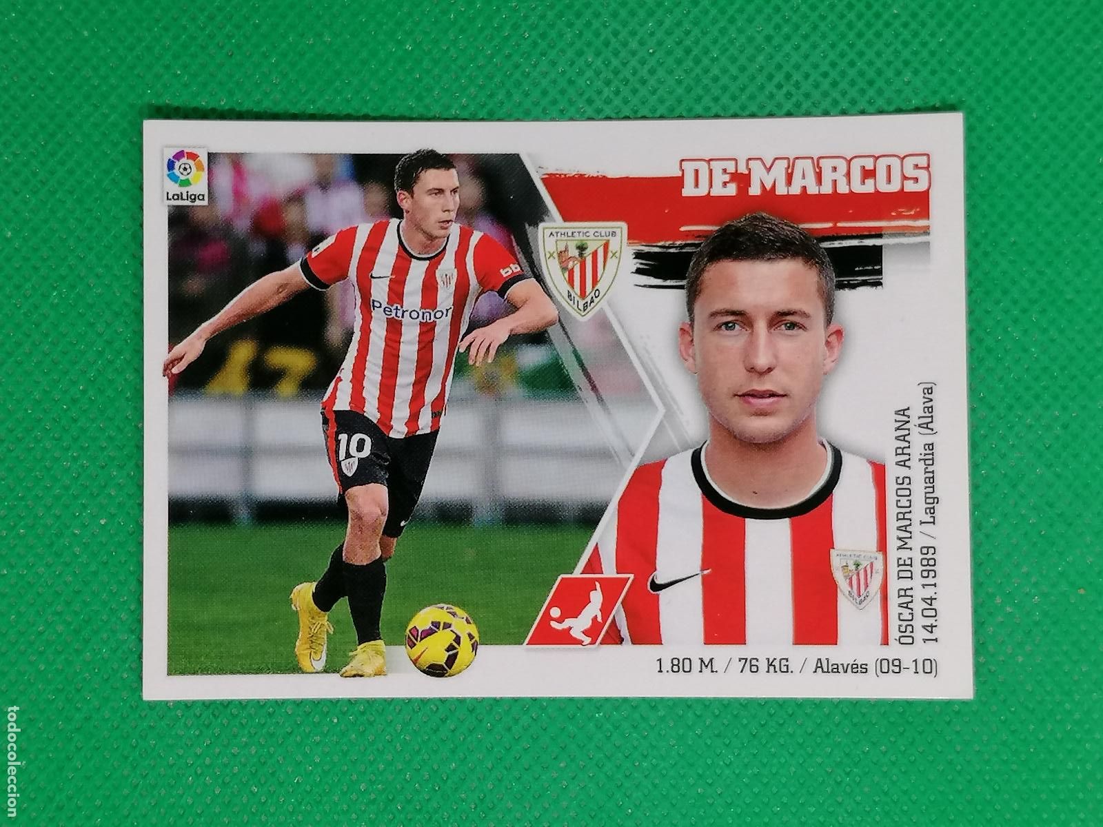 Cartes &agrave; collectionner de Football: 5 DE MARCOS ATHLETIC BILBAO ⚽ PANINI LIGA ESTE 15 16 2015 2016 ⚽