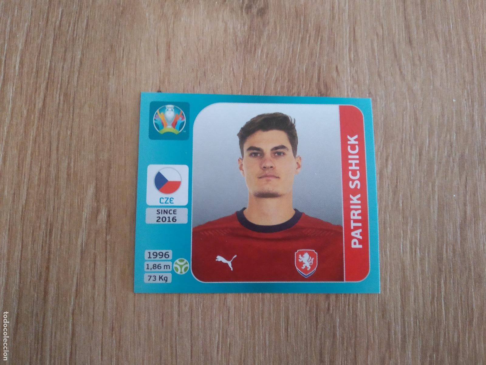 Cartes &agrave; collectionner de Football: 383 PATRIK SCHICK REPUBLICA CHECA CROMO PANINI EURO 2020 EUROCOPA FUTBOL TOURNAMENT VERSI&Oacute;N AZUL