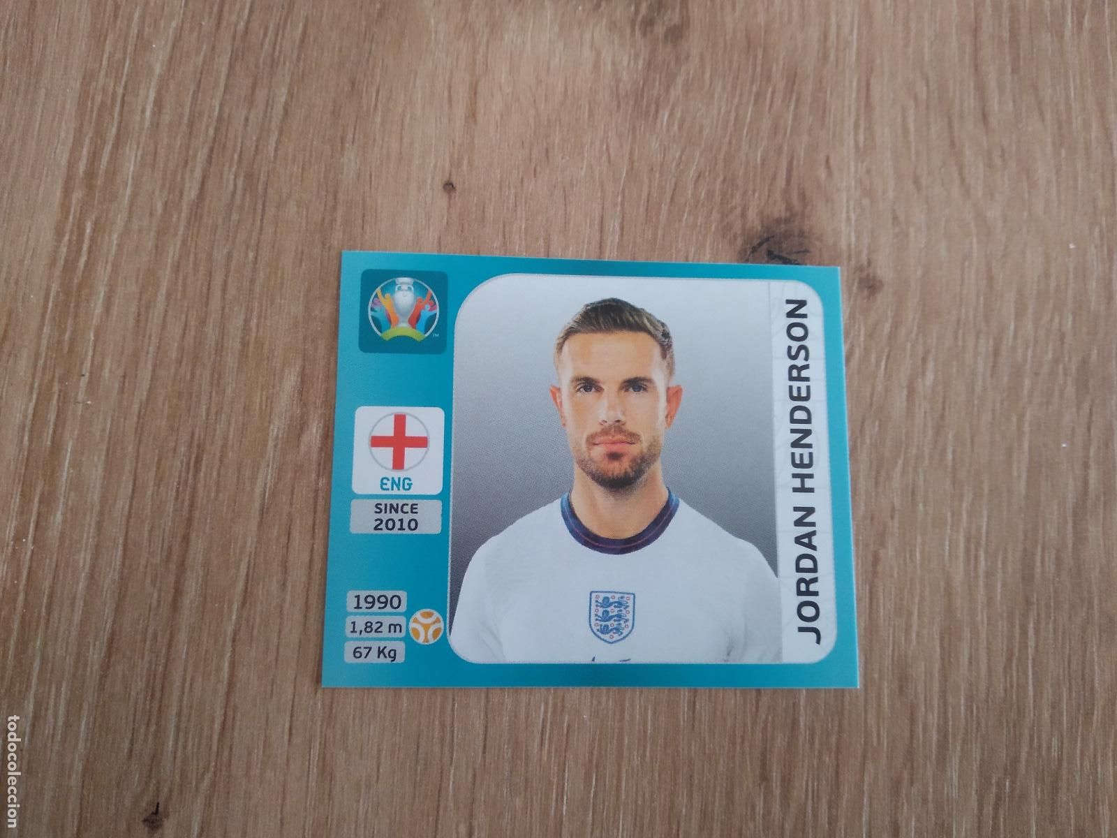 Cromos de Futebol: 398 HENDERSON INGLATERRA CROMO PANINI EURO 2020 EUROCOPA FUTBOL TOURNAMENT VERSI&Oacute;N AZUL