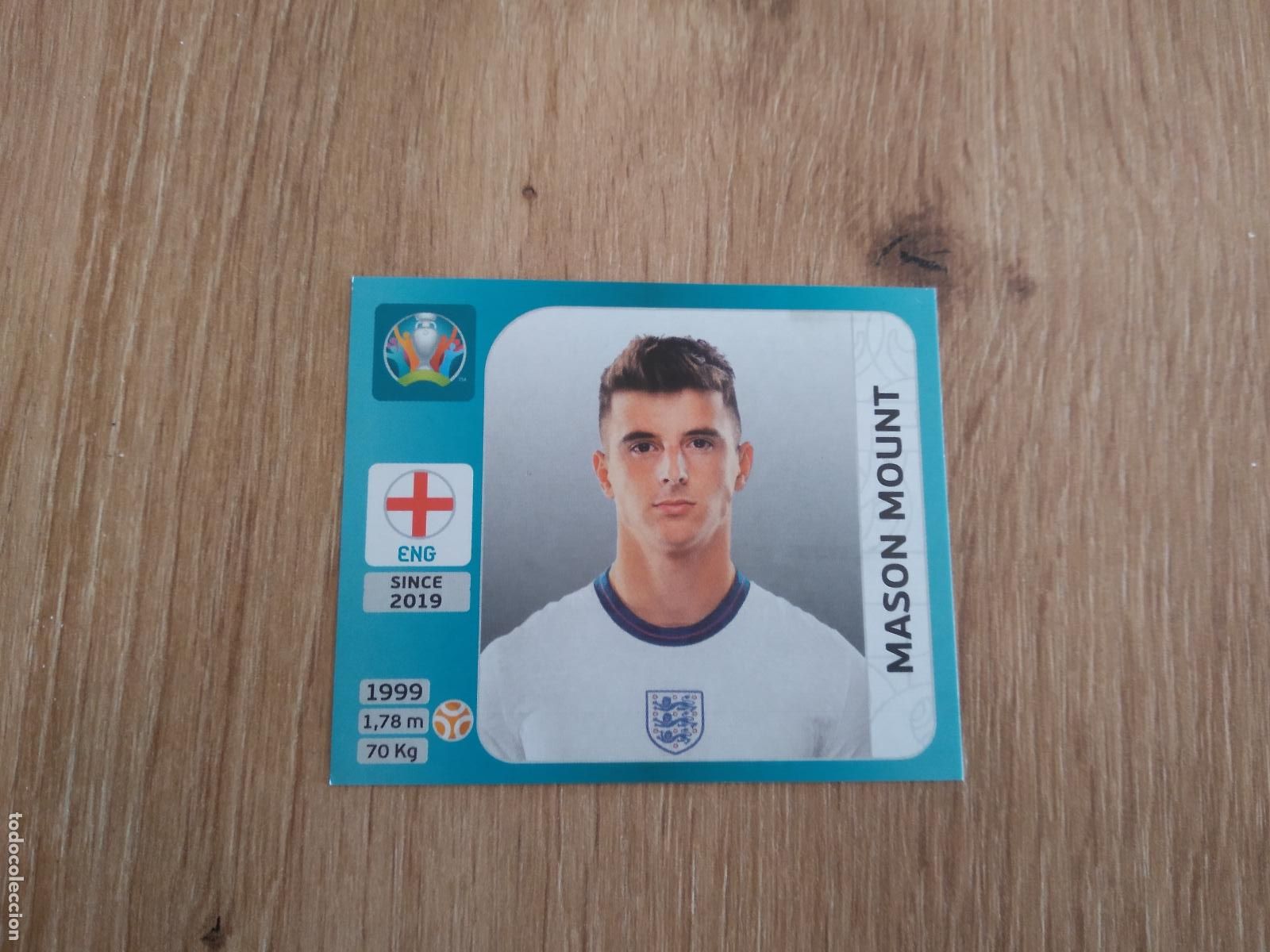 Cromos de Futebol: 399 MASON MOUNT INGLATERRA CROMO PANINI EURO 2020 EUROCOPA FUTBOL TOURNAMENT VERSI&Oacute;N AZUL