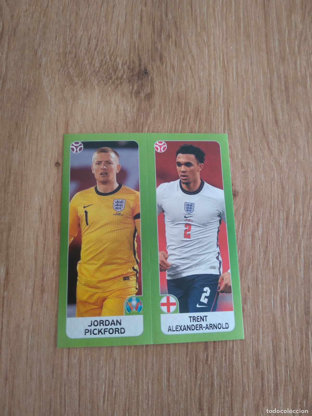 Cromos de F&uacute;tbol: 406 PICKFORD TRENT ALEXANDER-ARNOLD CROMO PANINI EURO 2020 EUROCOPA FUTBOL TOURNAMENT VERSI&Oacute;N AZUL