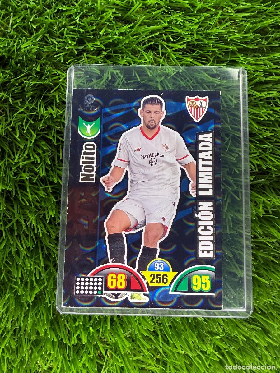 Football Stickers: Nolito Edici&oacute;n Limitada Sevilla FC Adrenalyn XL 17 18