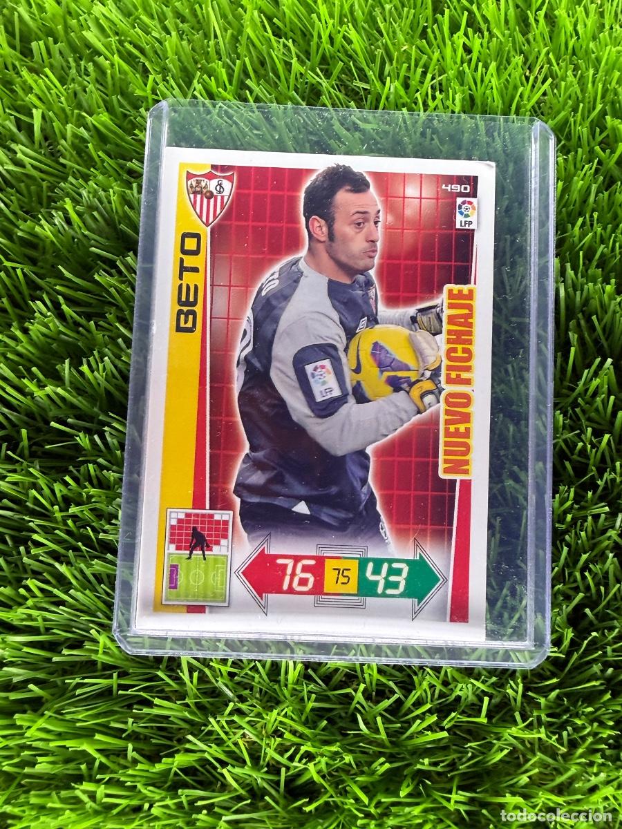 Fu&szlig;ball-Sticker: N&ordm; 490 Beto Nuevo Fichaje Sevilla FC Adrenalyn XL 12 13