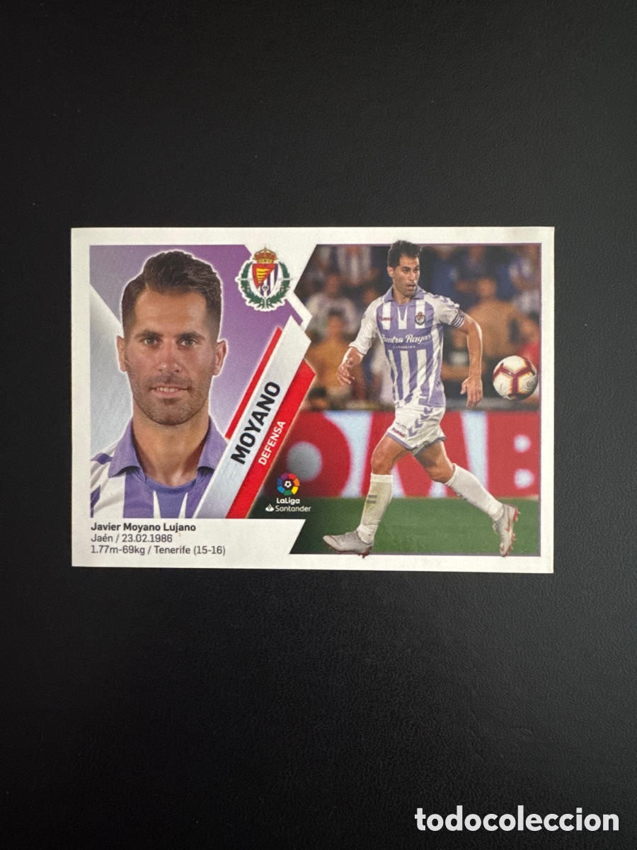 Figurine di Calcio: MOYANO VALLADOLID N&Uacute;MERO 4A LIGA ESTE 2019 2020