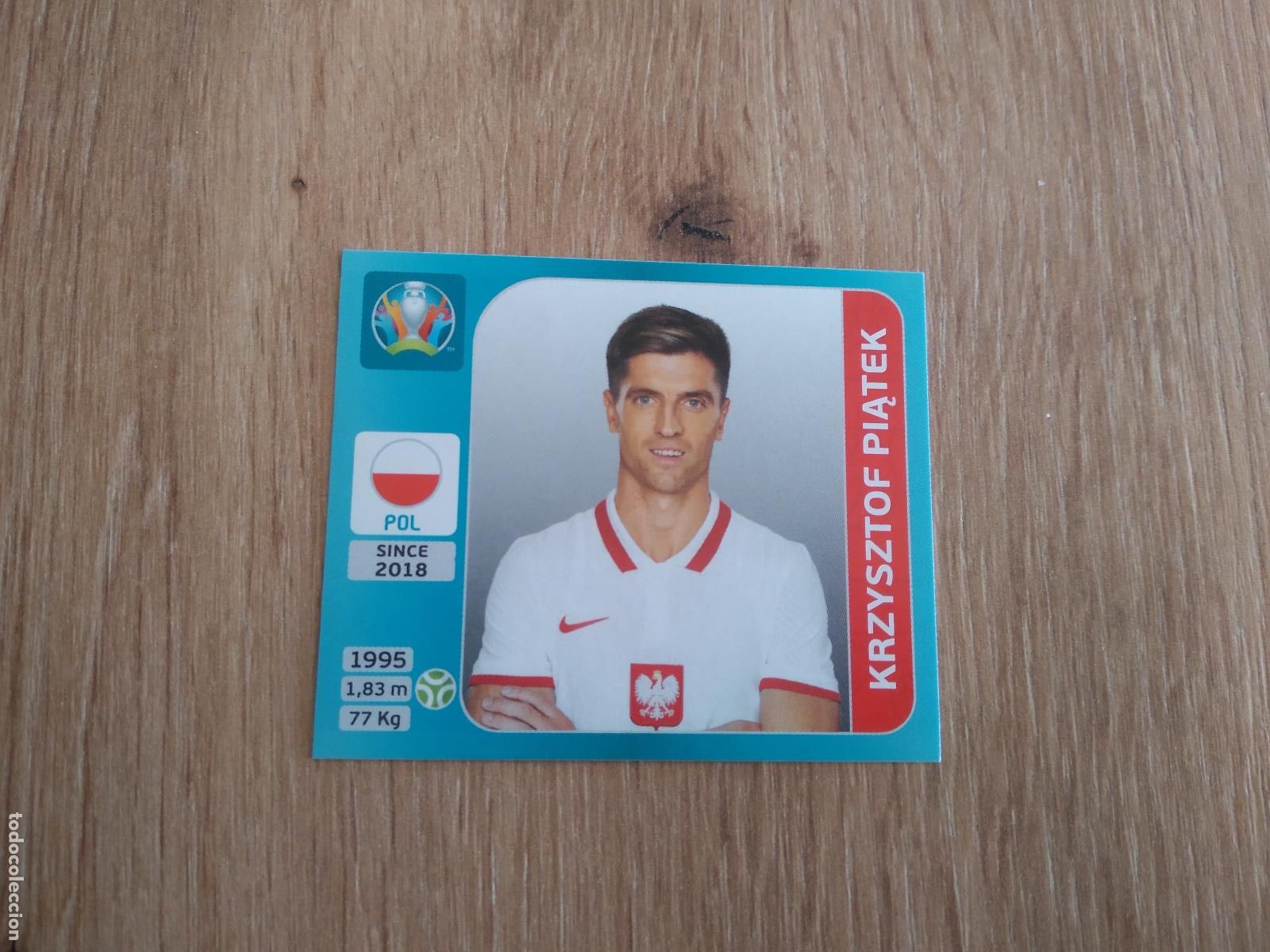 Cromos de F&uacute;tbol: 459 PIATEK POLONIA CROMO PANINI EURO 2020 EUROCOPA FUTBOL TOURNAMENT VERSI&Oacute;N AZUL