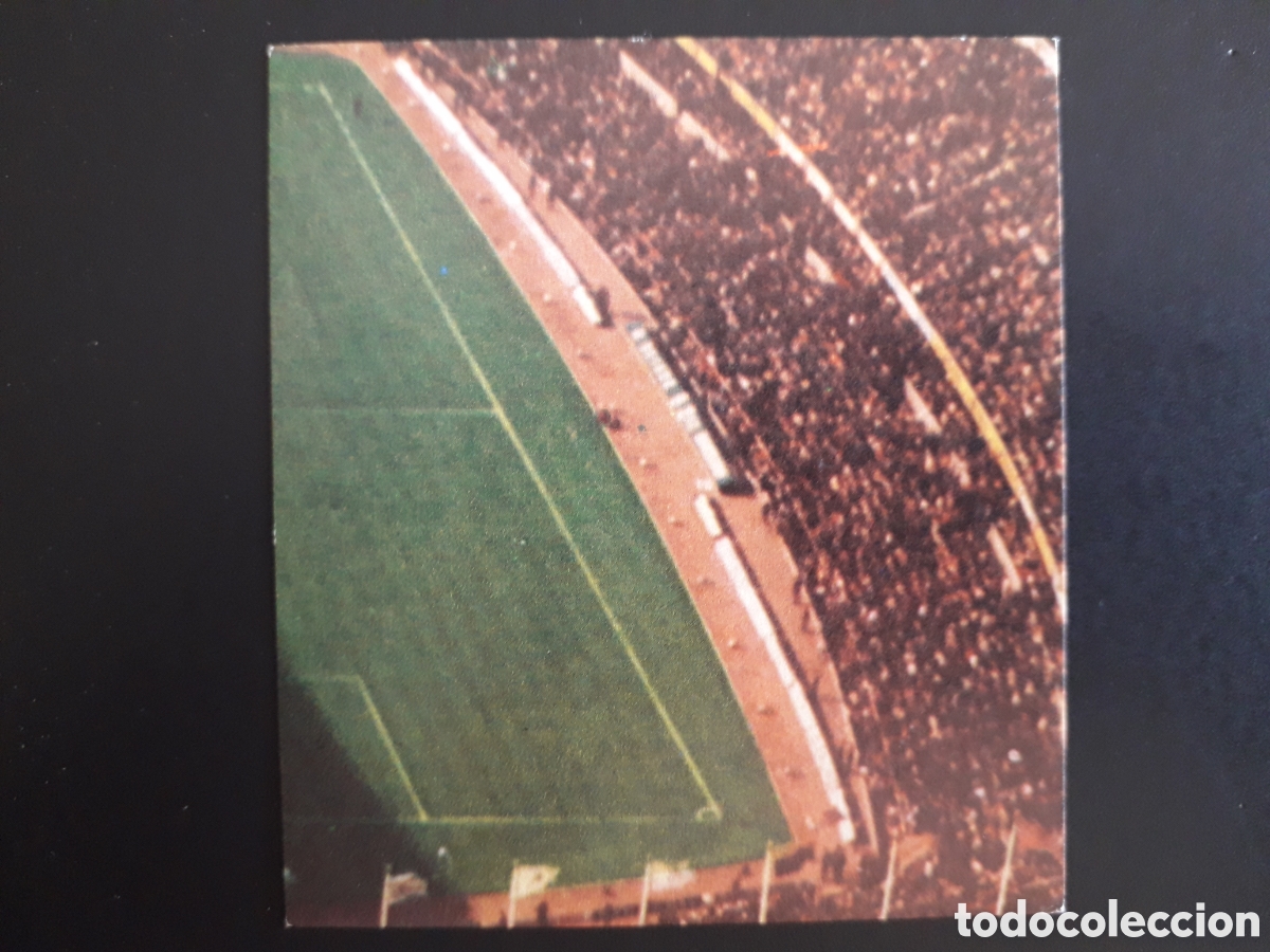 Cromos de F&uacute;tbol: VISTA A&Eacute;REA ESTADIO 75 A&Ntilde;OS DEL FC BARCELONA N&deg; 9 ED EXCELSIOR 1974 SIN PEGAR, PEDIDO M&Iacute;NIMO 3&euro;