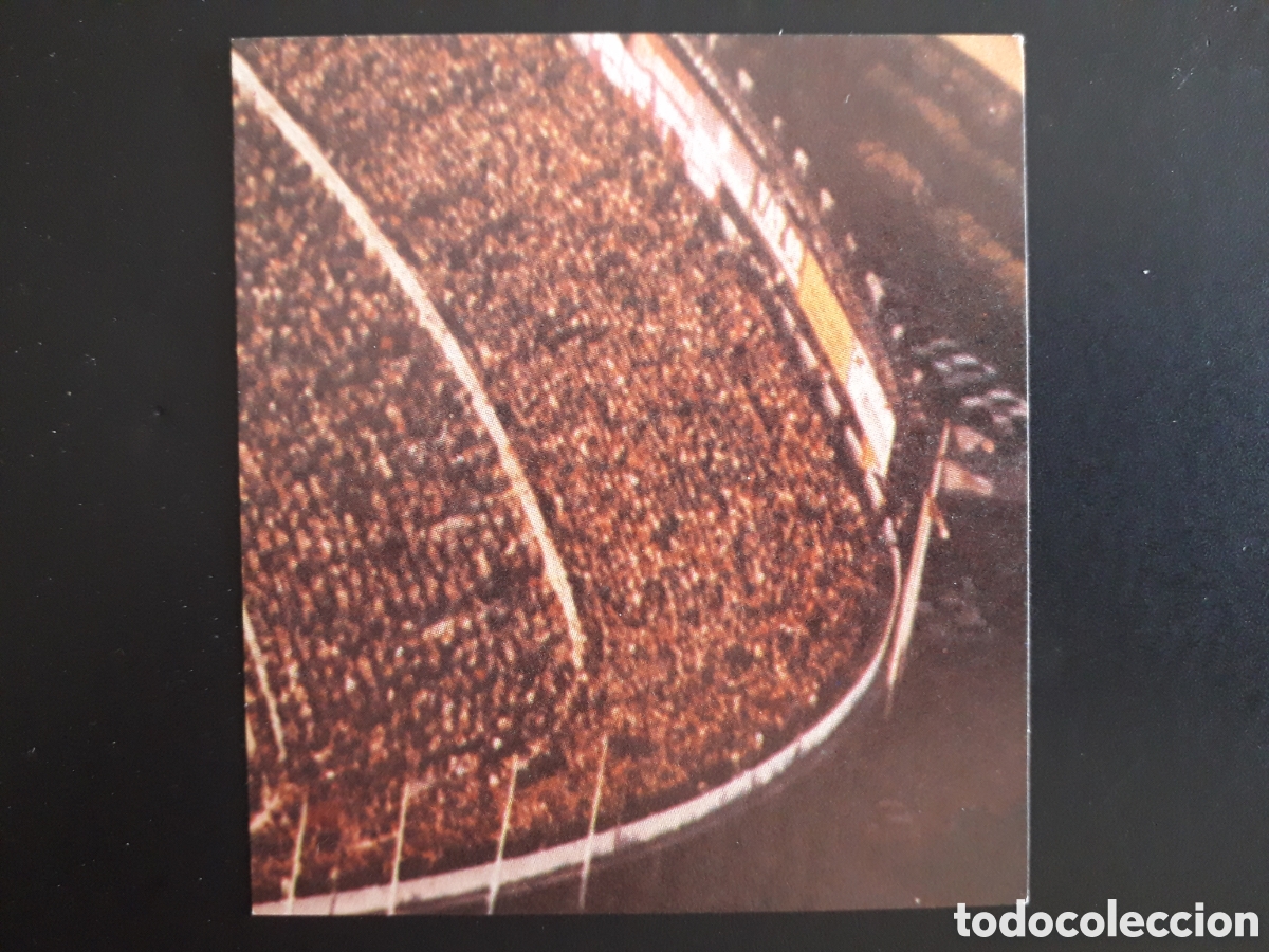 Cromos de F&uacute;tbol: VISTA A&Eacute;REA ESTADIO 75 A&Ntilde;OS DEL FC BARCELONA N&deg; 10 ED EXCELSIOR 1974 SIN PEGAR, PEDIDO M&Iacute;NIMO 3&euro;