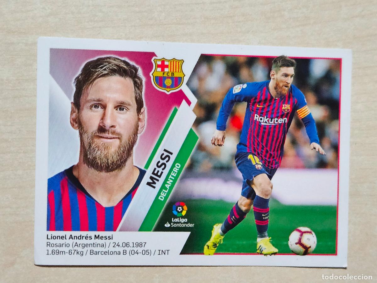 Cromos de F&uacute;tbol: CROMO N&ordm; 14 MESSI - ESTE 2019 20 - 19 20 - CROMO SIN PEGAR - BARCELONA