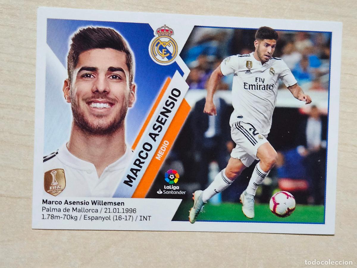 Cromos de F&uacute;tbol: CROMO N&ordm; 12 MARCO ASENSIO - ESTE 2019 20 - 19 20 - CROMO SIN PEGAR - REAL MADRID