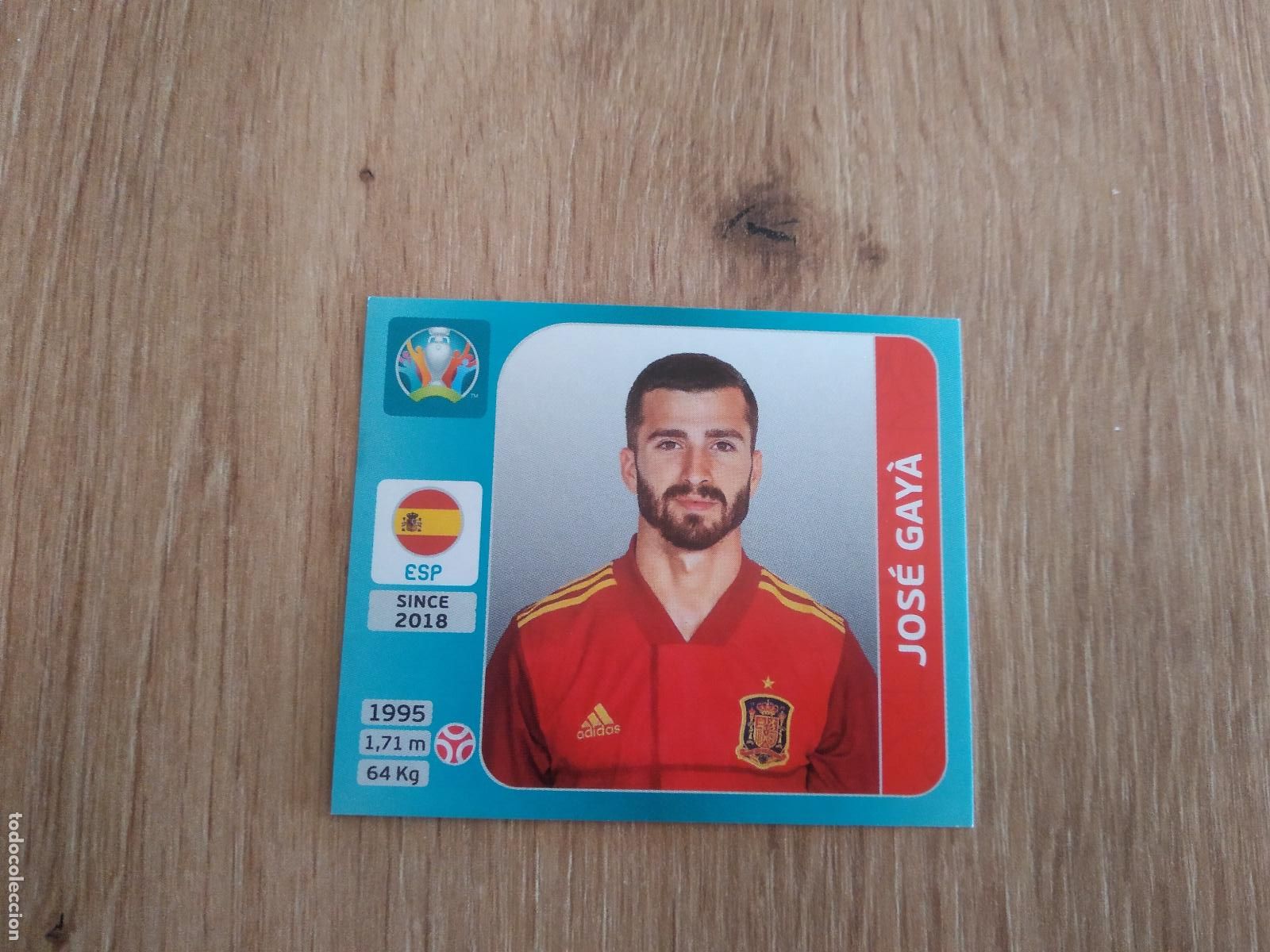 Cromos de F&uacute;tbol: 497 JOSE GAYA ESPA&Ntilde;A CROMO PANINI EURO 2020 EUROCOPA FUTBOL TOURNAMENT VERSI&Oacute;N AZUL