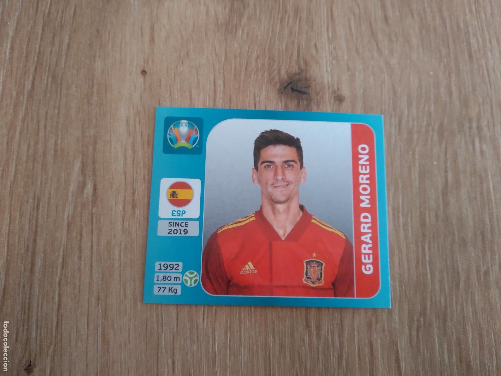 Cromos de F&uacute;tbol: 511 GERARD MORENO ESPA&Ntilde;A CROMO PANINI EURO 2020 EUROCOPA FUTBOL TOURNAMENT VERSI&Oacute;N AZUL
