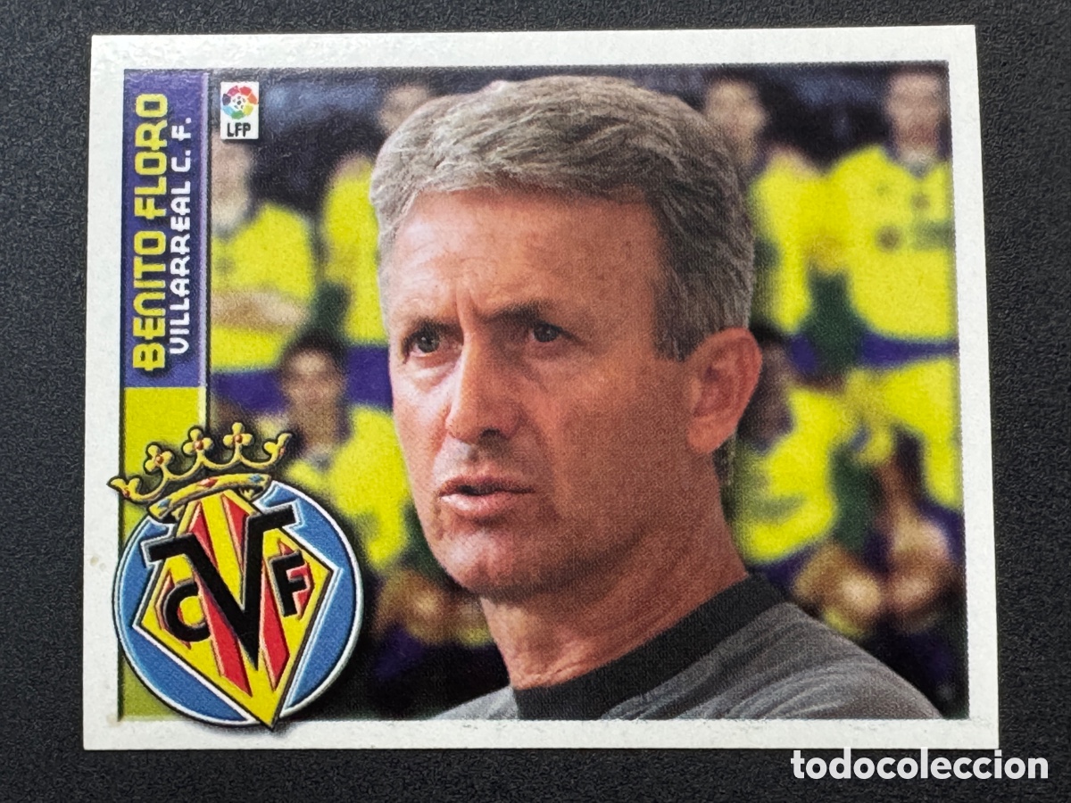 Cromos de F&uacute;tbol: Benito Floro Villarreal 2002/03